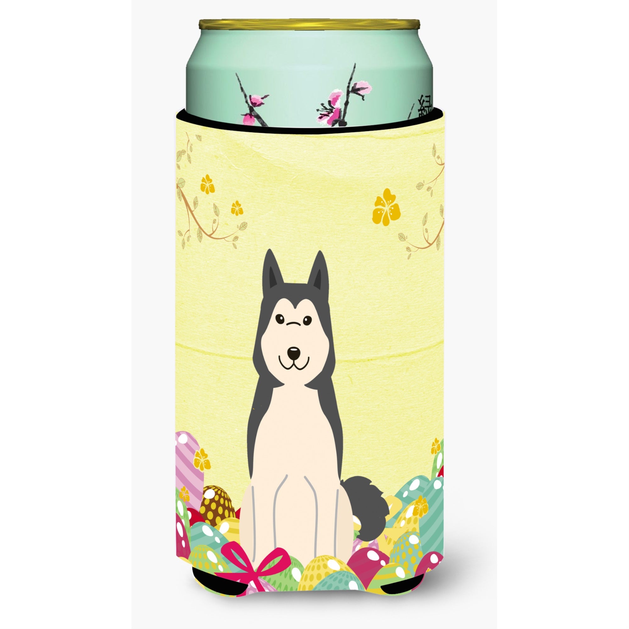 Caroline'S Treasures Easter West Siberian Laika Spitz Tall Boy Beverage Insulator Hugger, Multicolor