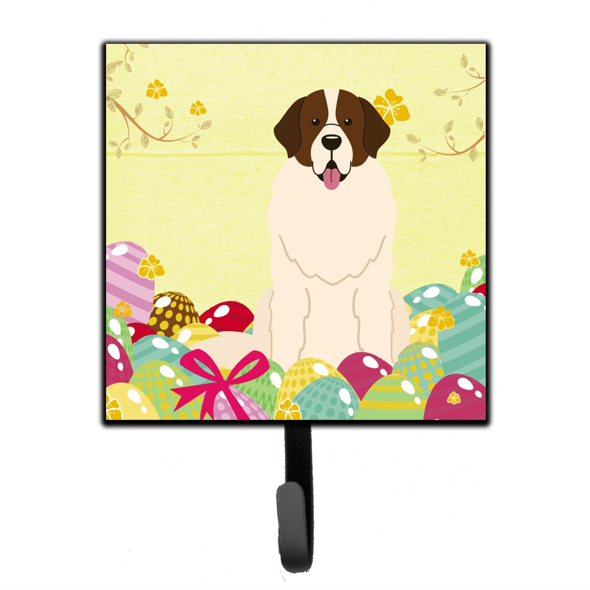 Caroline'S Treasures Easter Eggs Moscow Watchdog Wall Hook, Small, Multicolor