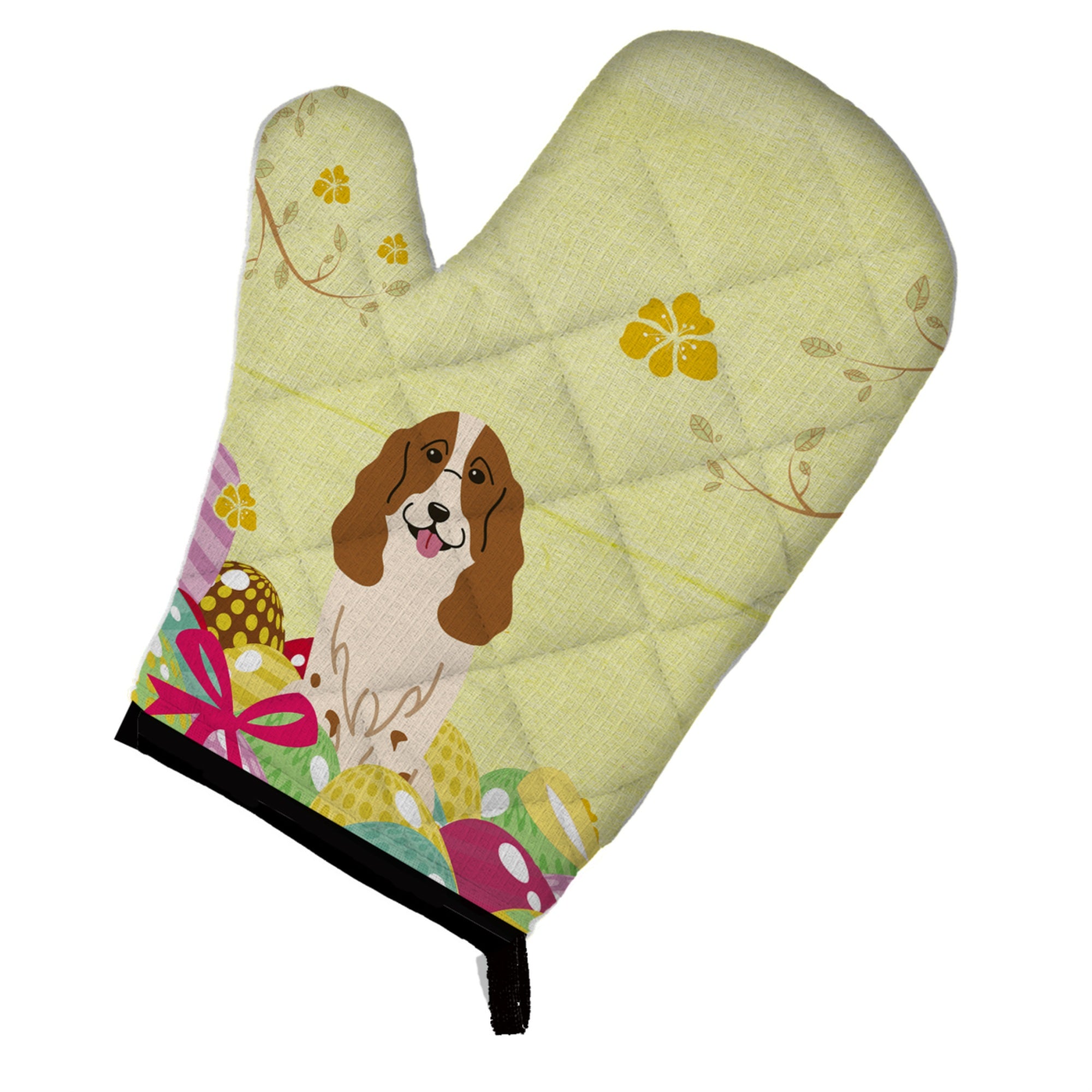 Caroline'S Treasures Easter Eggs Russian Spaniel Oven Mitt, Multicolor, 12 X 8.5