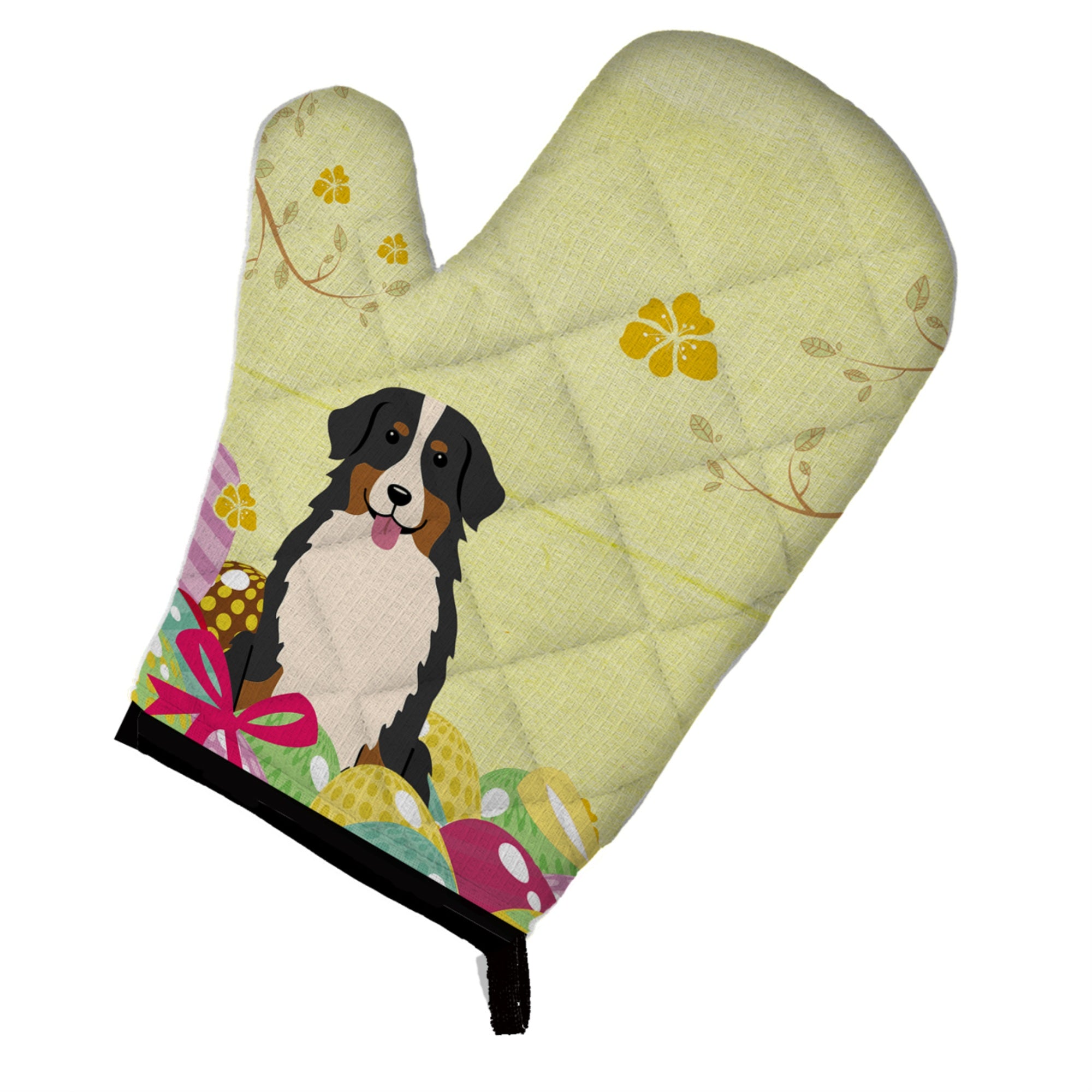 Caroline'S Treasures Easter Eggs Bernese Mountain Dog Oven Mitt, Multicolor, 12 X 8.5
