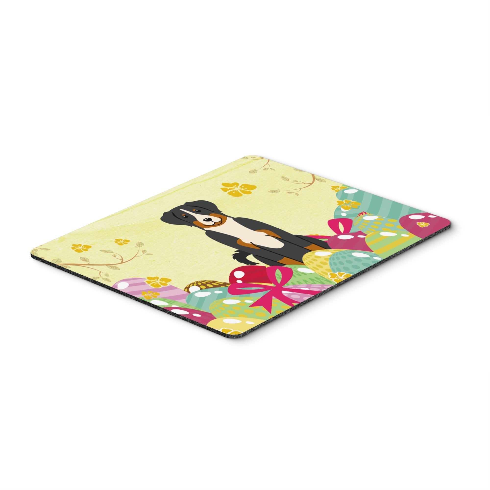 Caroline'S Treasures Easter Eggs Appenzeller Sennenhund Mouse Pad, Hot Pad Or Trivet, Multicolor, 7.75X9.25   (Bb6043Mp)