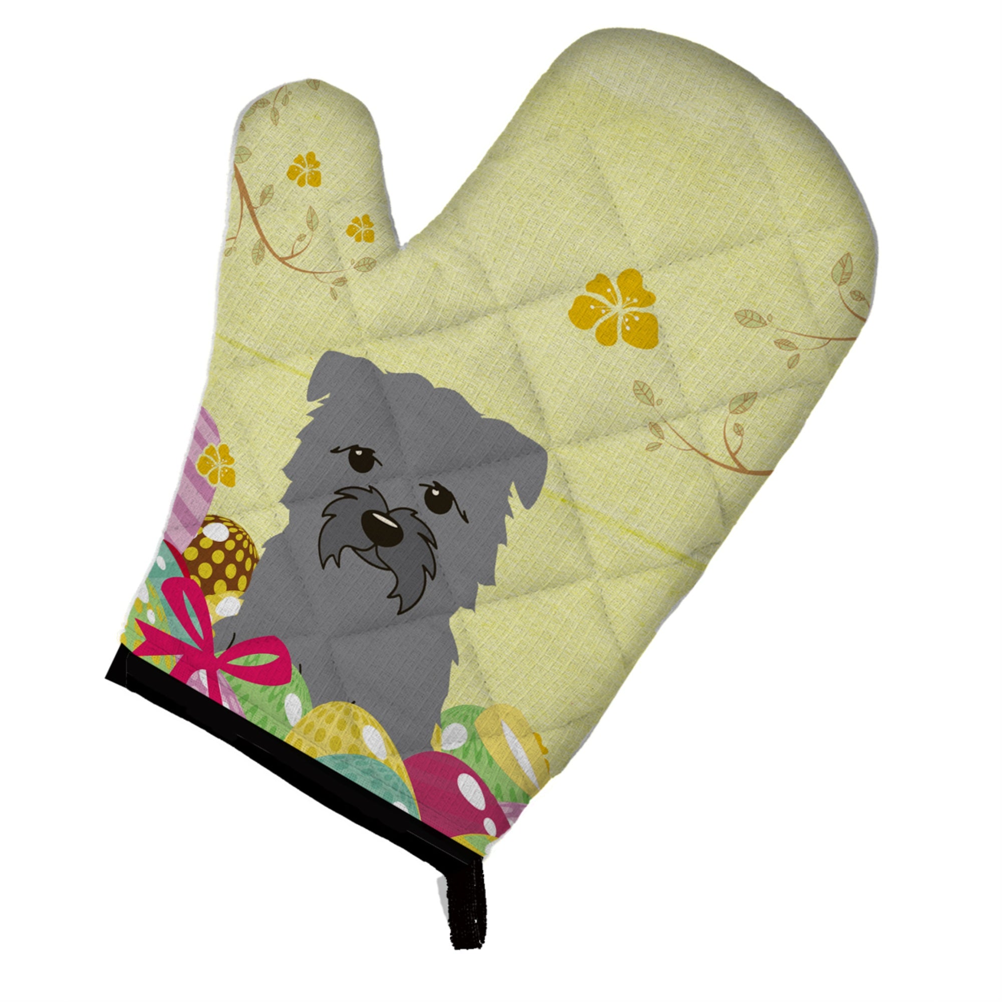 Caroline'S Treasures Easter Eggs Glen Of Imal Grey Oven Mitt, Multicolor, 12 X 8.5
