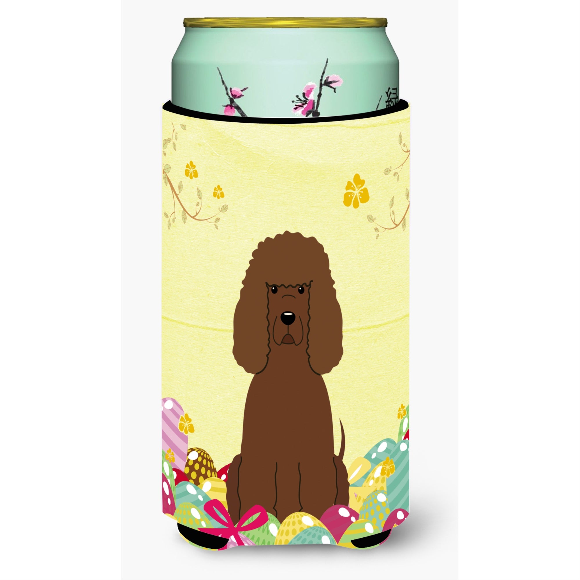 Caroline'S Treasures Easter Eggs Irish Water Spaniel Tall Boy Beverage Insulator Hugger, Multicolor