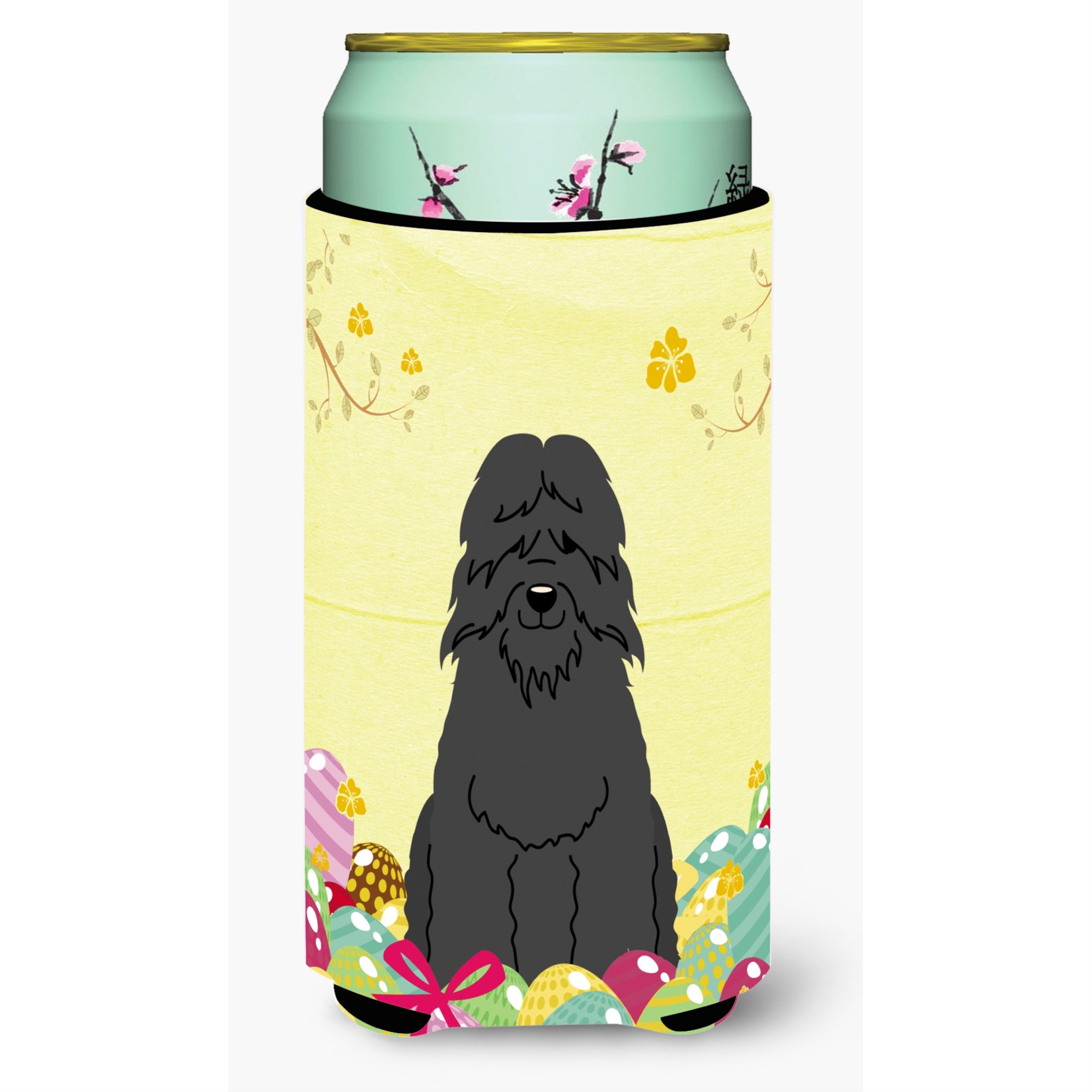 Caroline'S Treasures Easter Eggs Bouvier Des Flandres Tall Boy Beverage Insulator Hugger, Multicolor