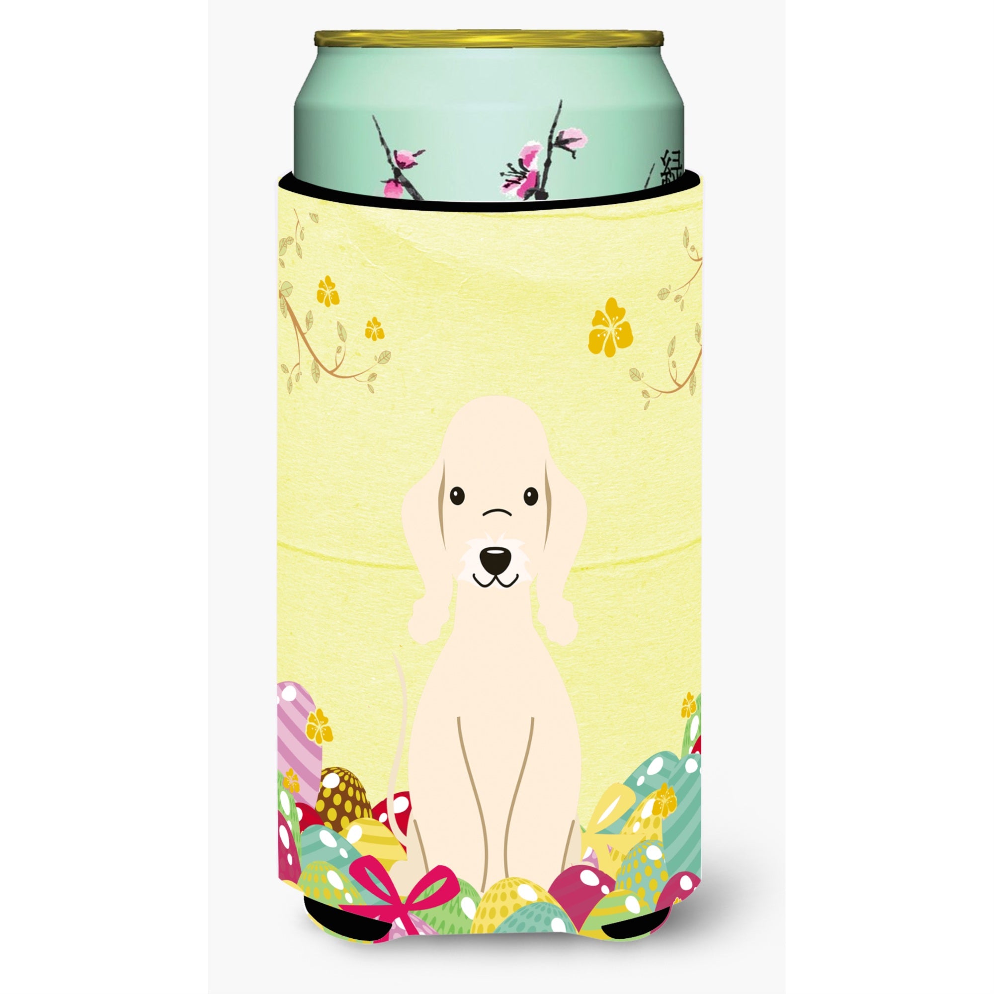 Caroline'S Treasures Easter Bedlington Terrier Sandy Tall Boy Beverage Insulator Hugger, Multicolor