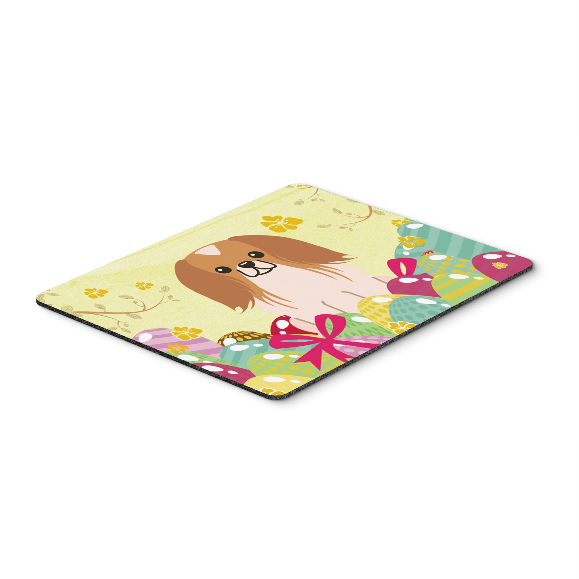 Caroline'S Treasures Easter Eggs Pekingese Red White Mouse Pad, Hot Pad Or Trivet, Multicolor, 7.75X9.25   (Bb6103Mp)
