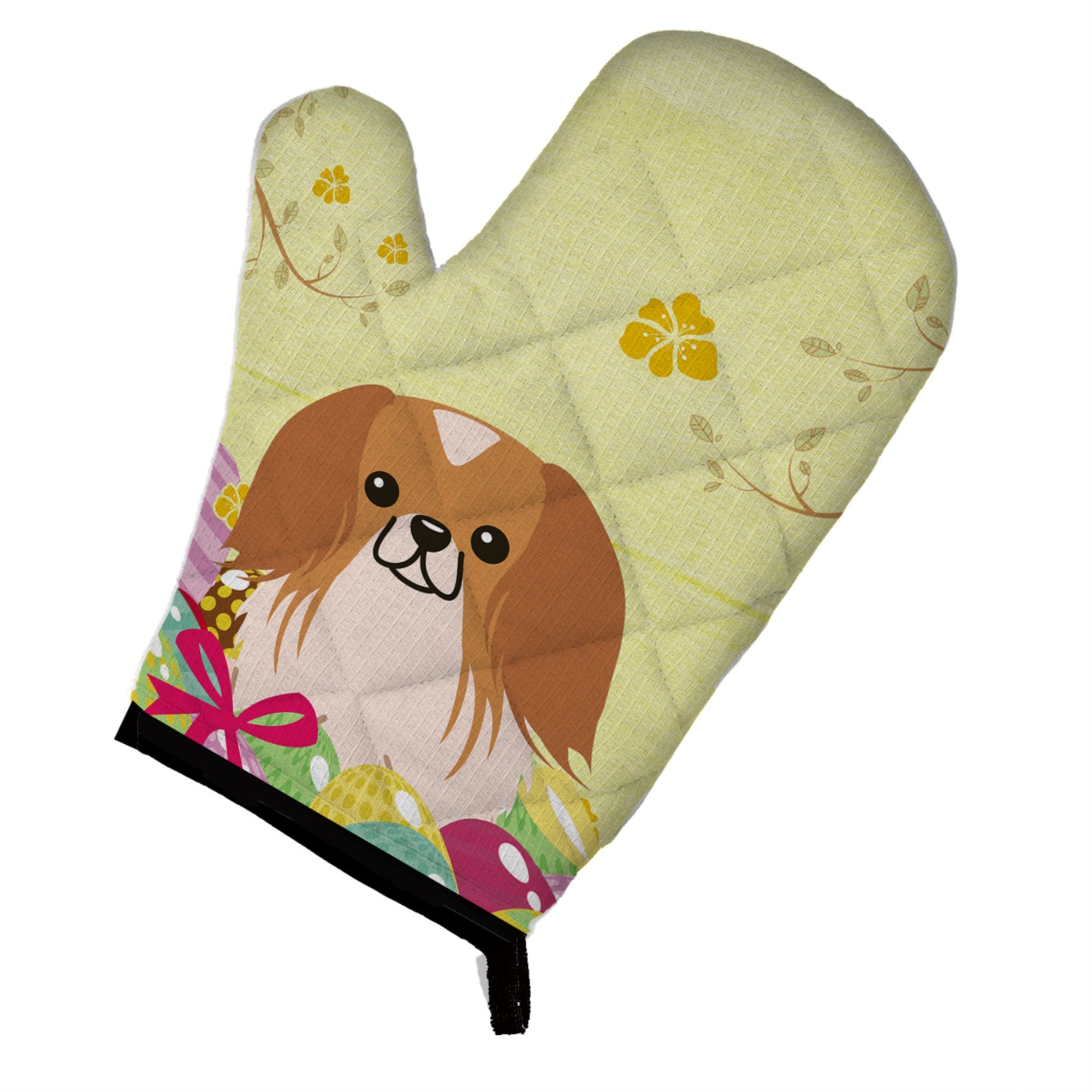 Caroline'S Treasures Bb6103Ovmt Easter Eggs Pekingese Red White Oven Mitt, Multicolor, 12 X 8.5