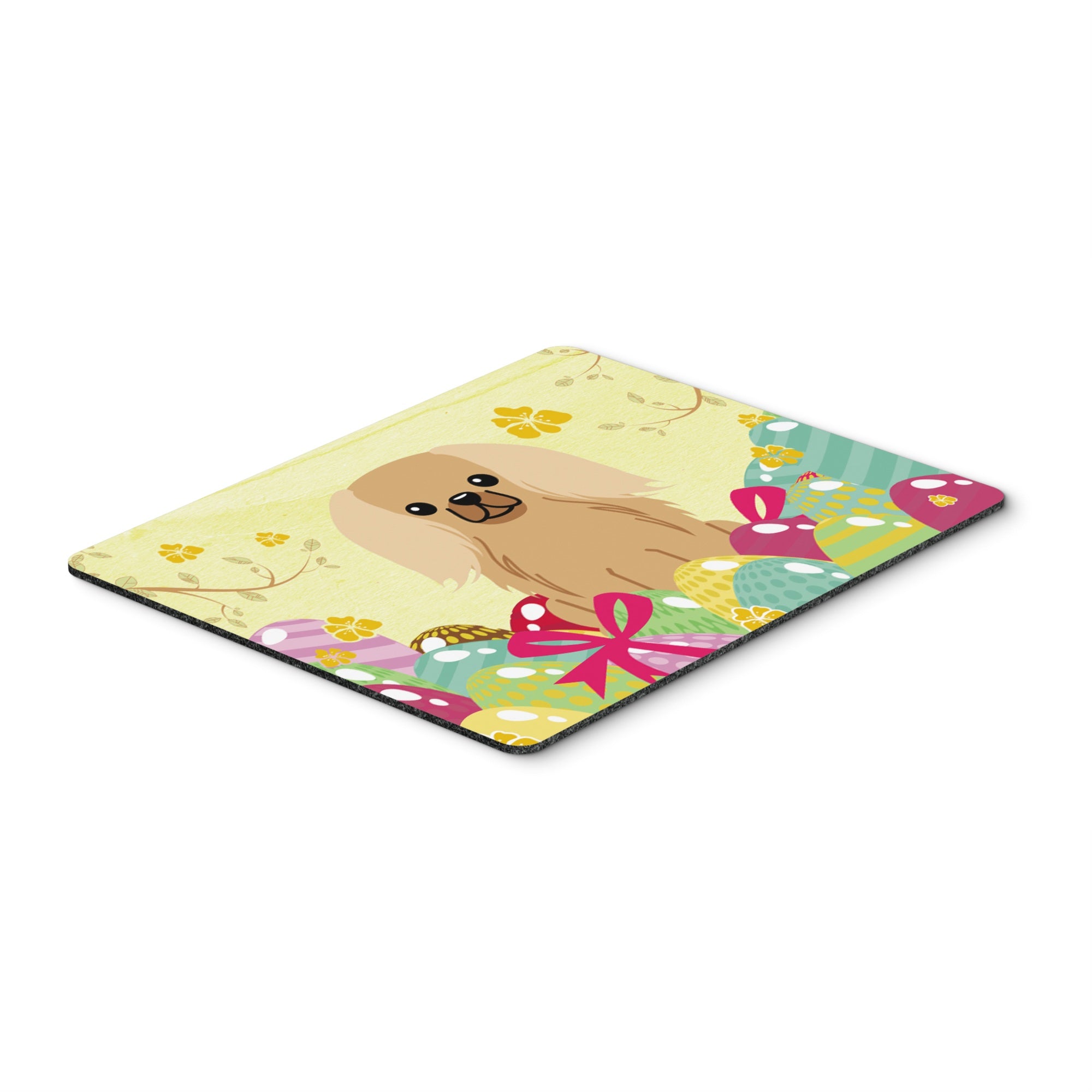 Caroline'S Treasures Easter Eggs Pekingese Fawn Sable Mouse Pad, Hot Pad Or Trivet, Multicolor, 7.75X9.25   (Bb6104Mp)