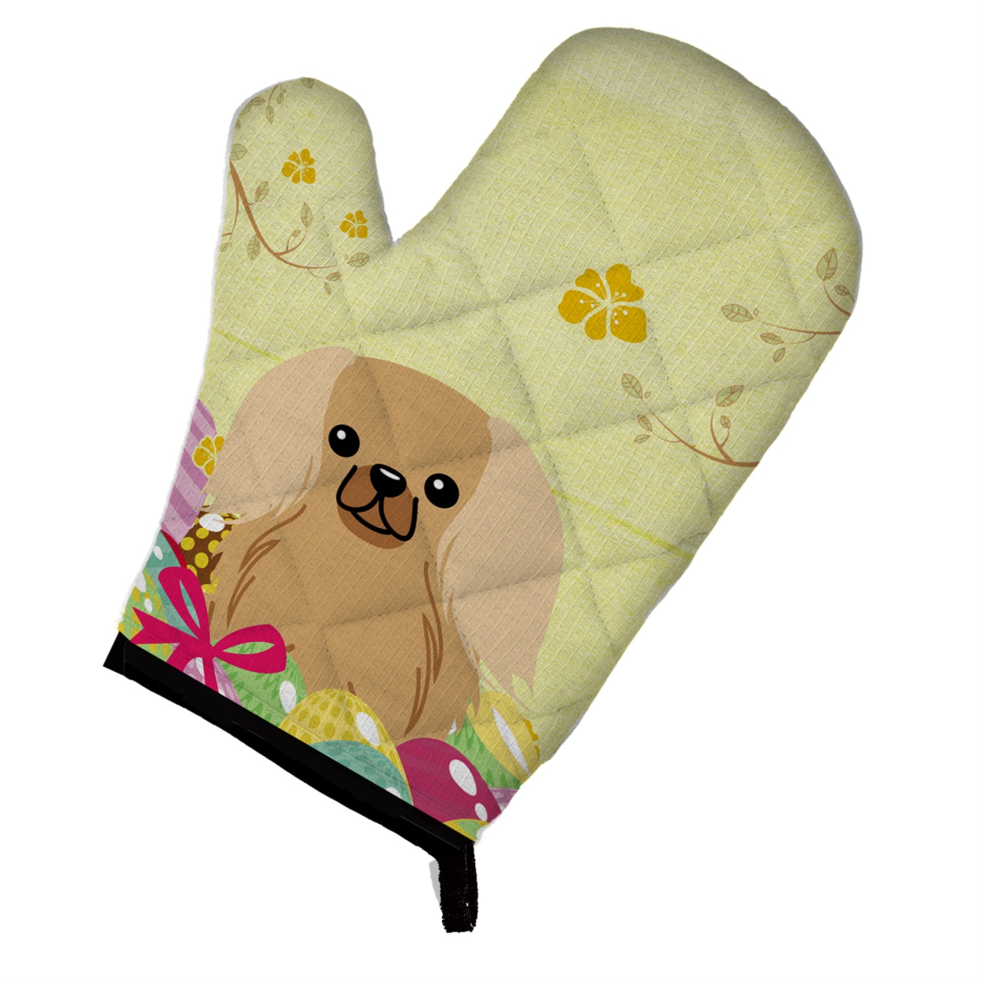 Caroline'S Treasures Bb6104Ovmt Easter Eggs Pekingese Fawn Sable Oven Mitt, Multicolor, 12 X 8.5