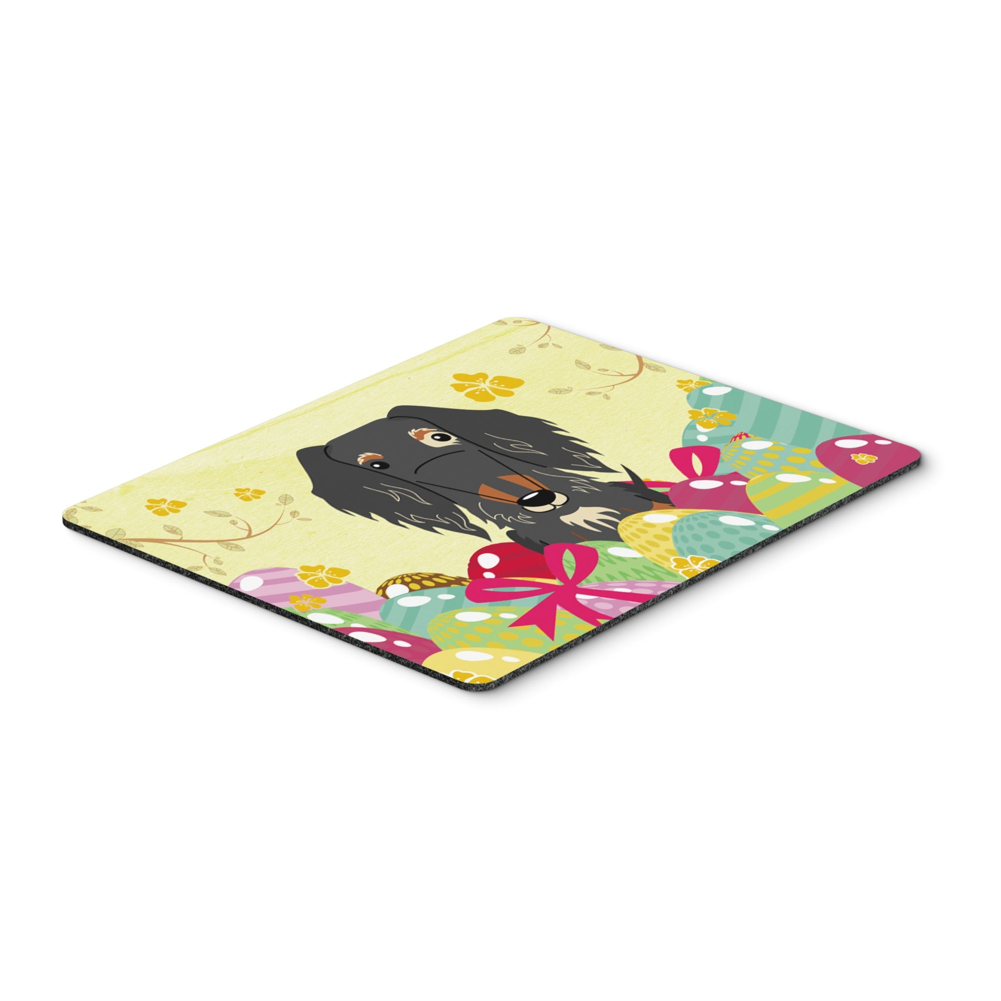 Caroline'S Treasures Easter Eggs Wire Haired Dachshund Dapple Mouse Pad, Hot Pad Or Trivet, Multicolor, 7.75X9.25   (Bb6128Mp)