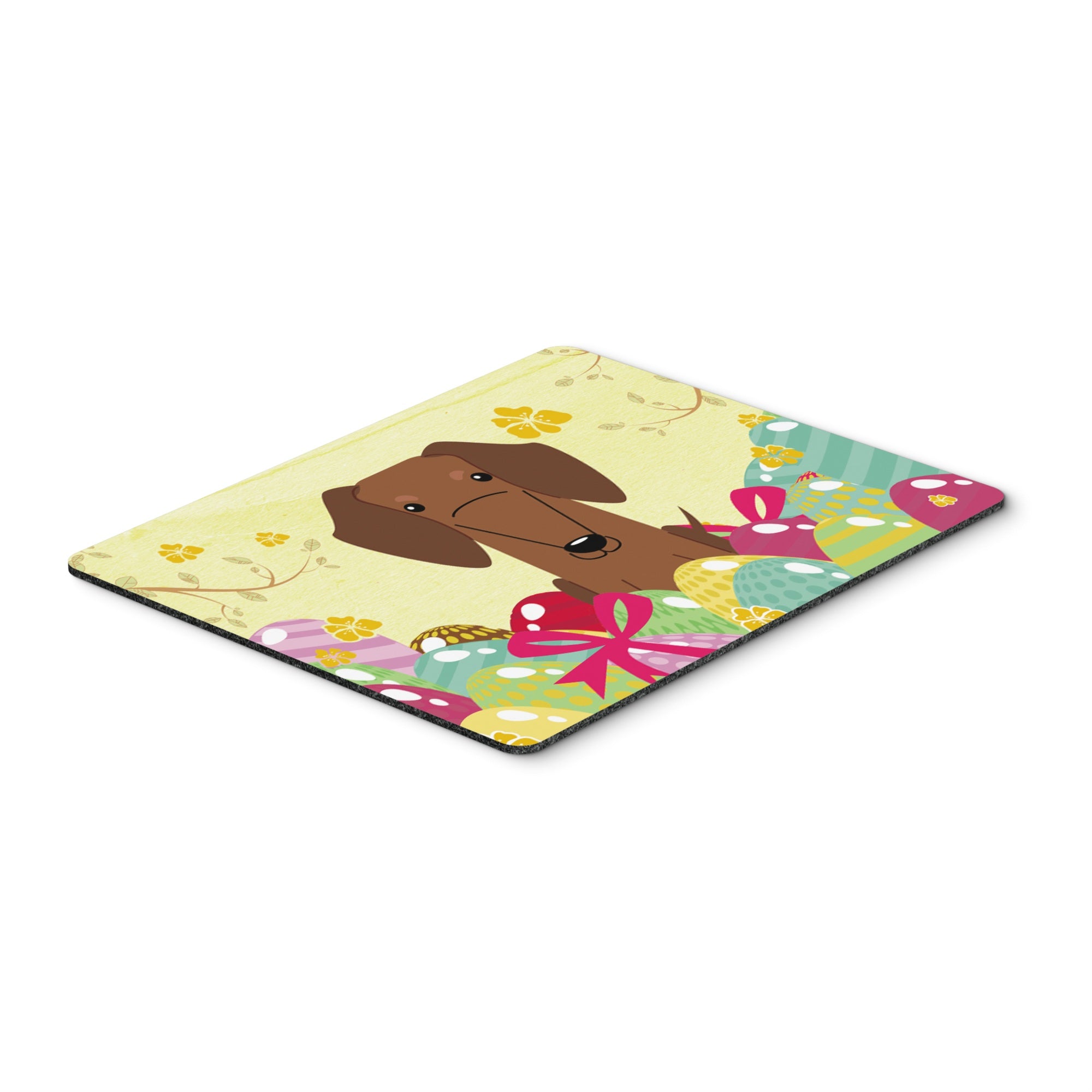 Caroline'S Treasures Easter Eggs Dachshund Red Brown Mouse Pad, Hot Pad Or Trivet, Multicolor, 7.75X9.25   (Bb6130Mp)