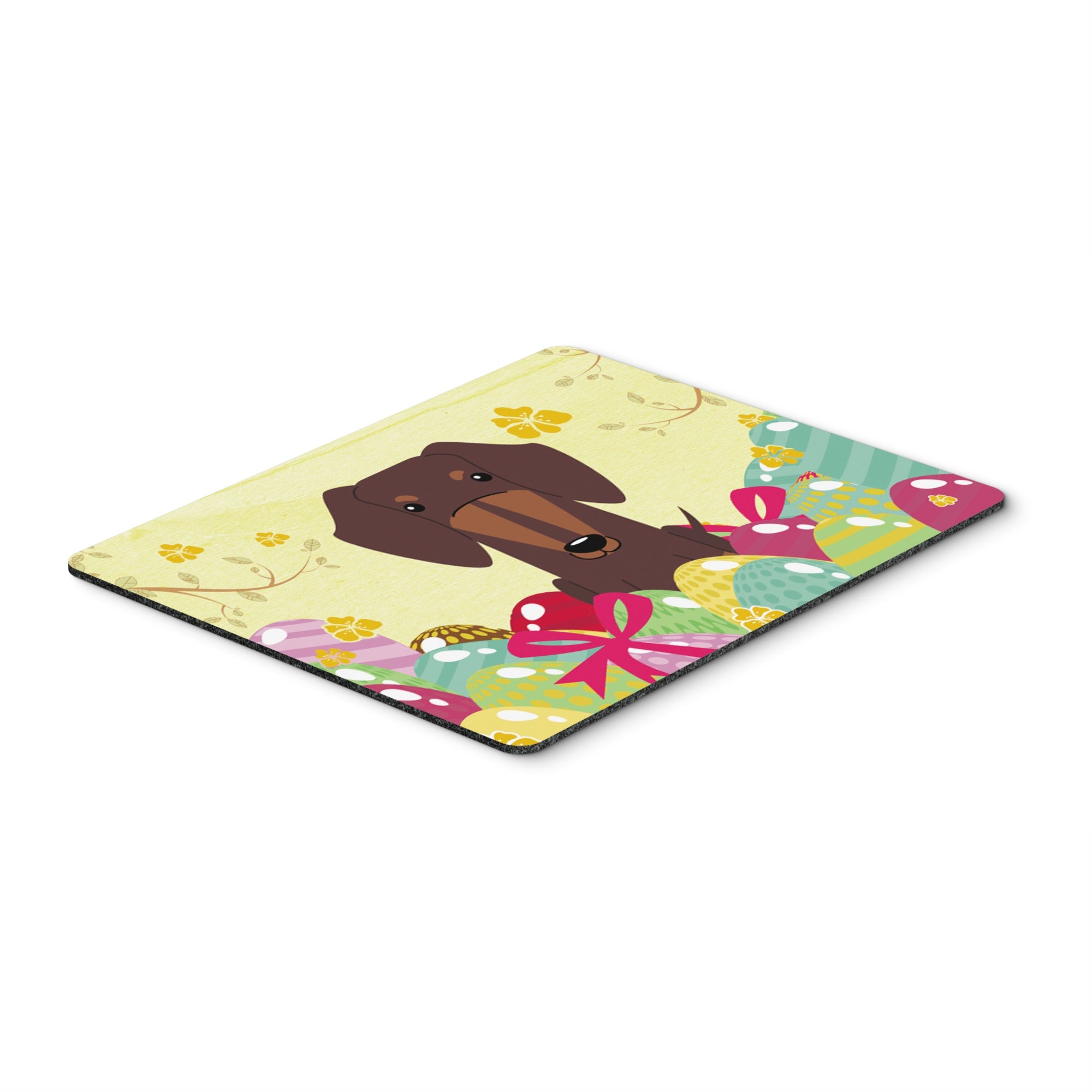 Caroline'S Treasures Easter Eggs Dachshund Chocolate Mouse Pad, Hot Pad Or Trivet, Multicolor, 7.75X9.25   (Bb6131Mp)