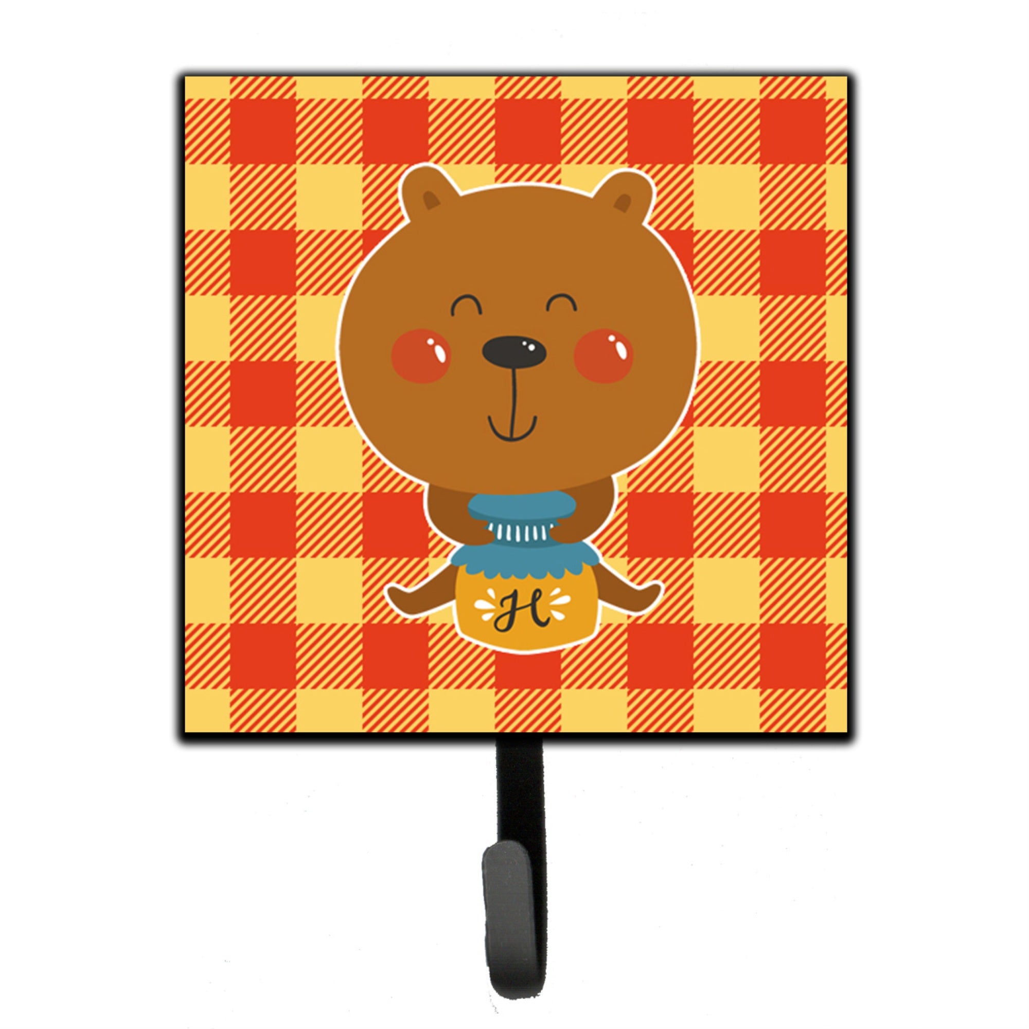 Caroline'S Treasures Honey Bear Wall Hook, Small, Multicolor