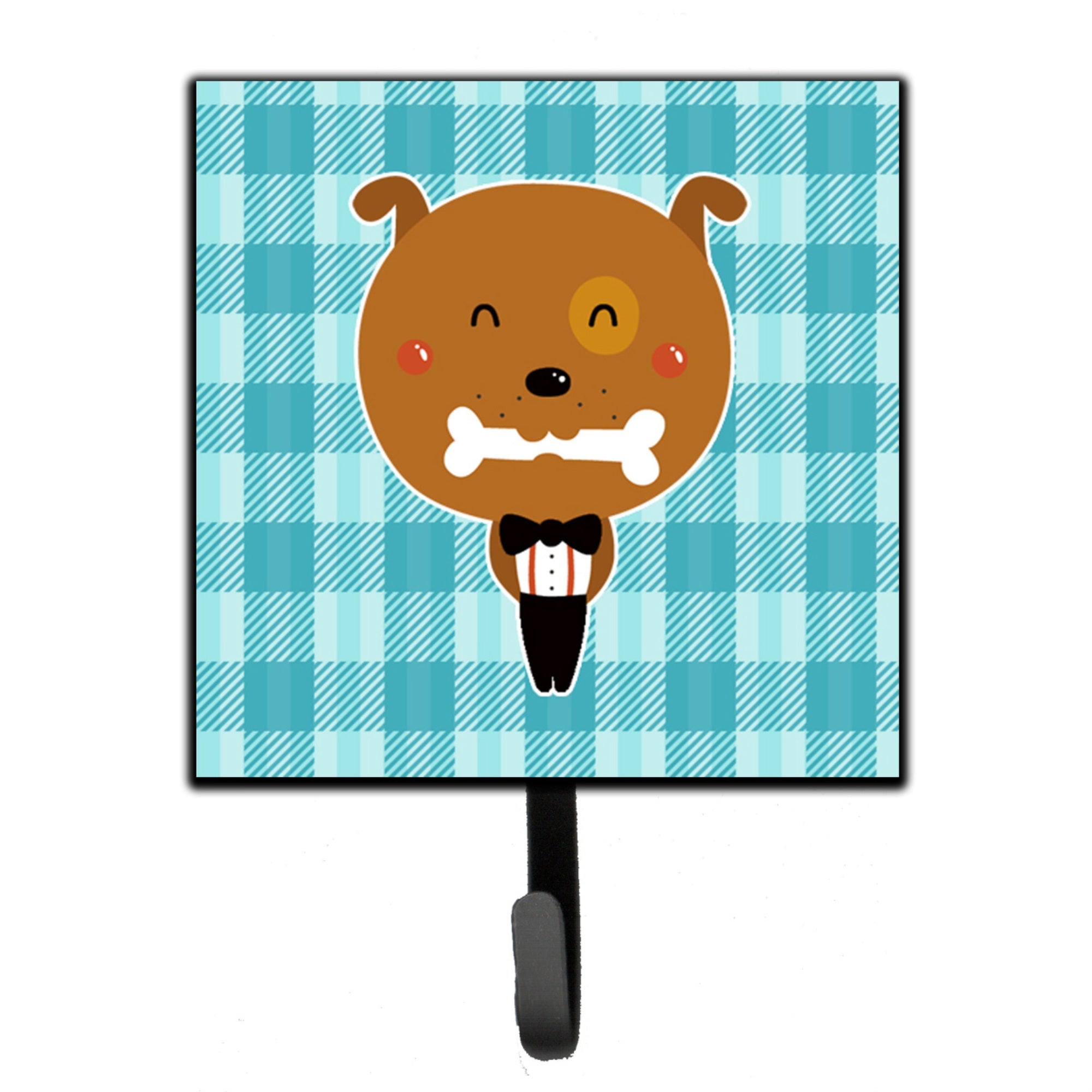 Caroline'S Treasures Dog In Tuxedo Wall Hook, Small, Multicolor