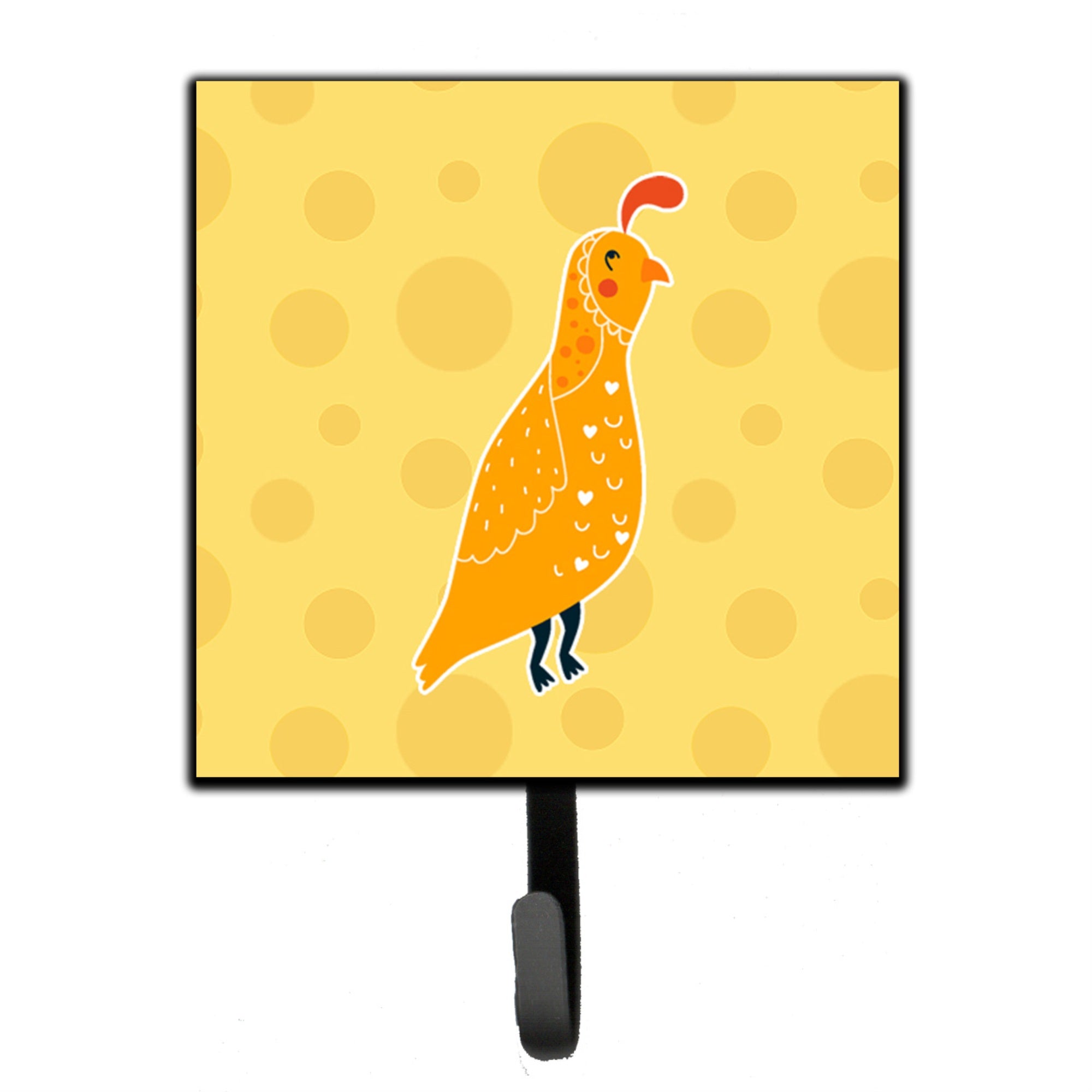 Caroline'S Treasures Partridge In Polkadots Wall Hook, Small, Multicolor