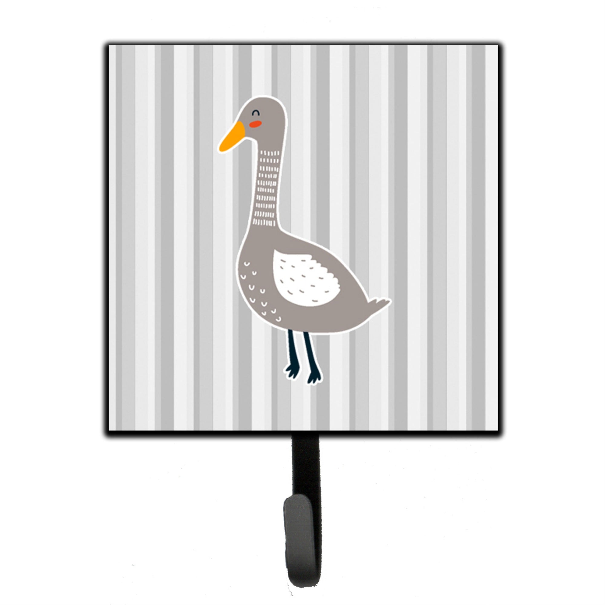 Caroline'S Treasures Grey Goose Wall Hook, Small, Multicolor