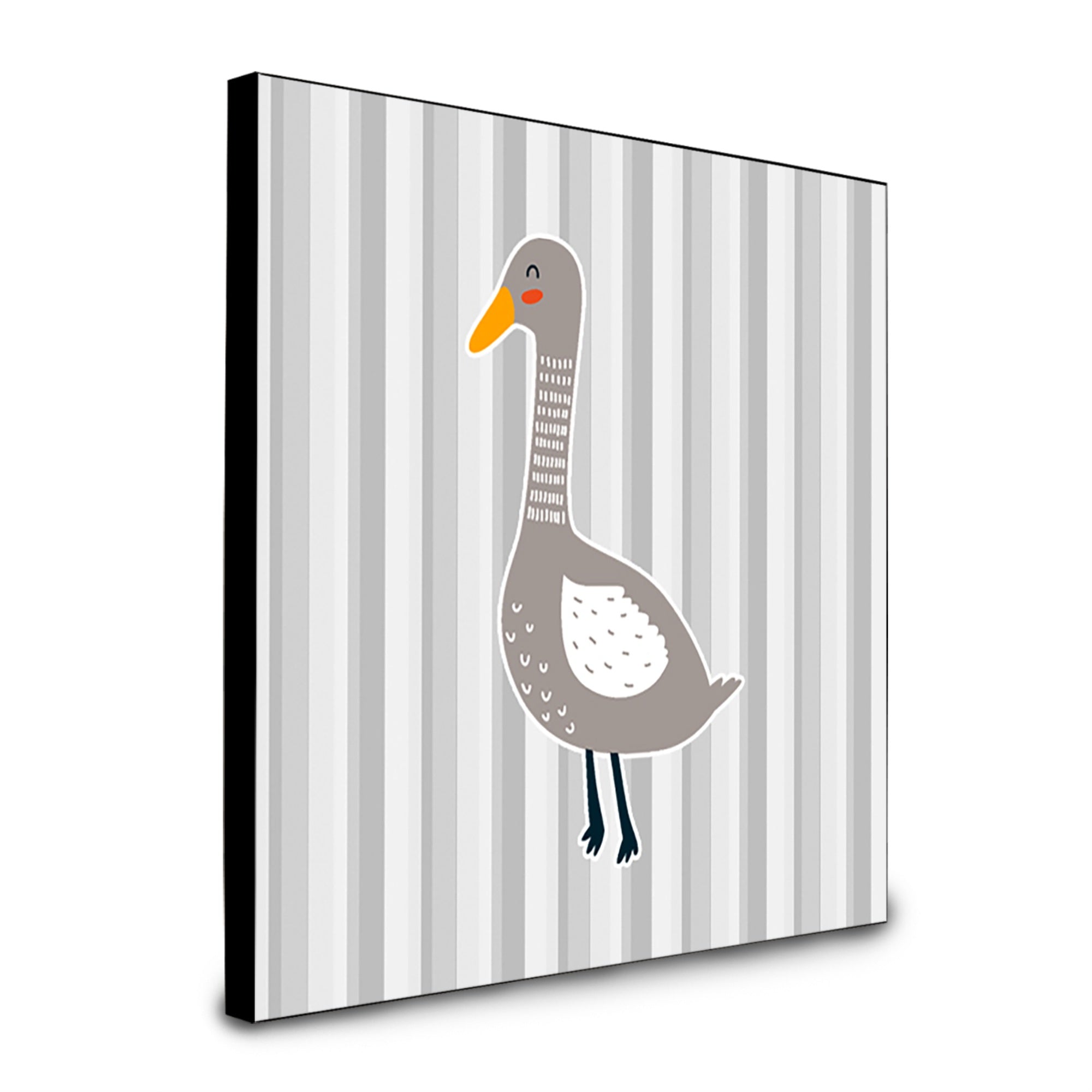 Caroline'S Treasures Grey Goose Artwork Panel Wall-Decor, Multicolor