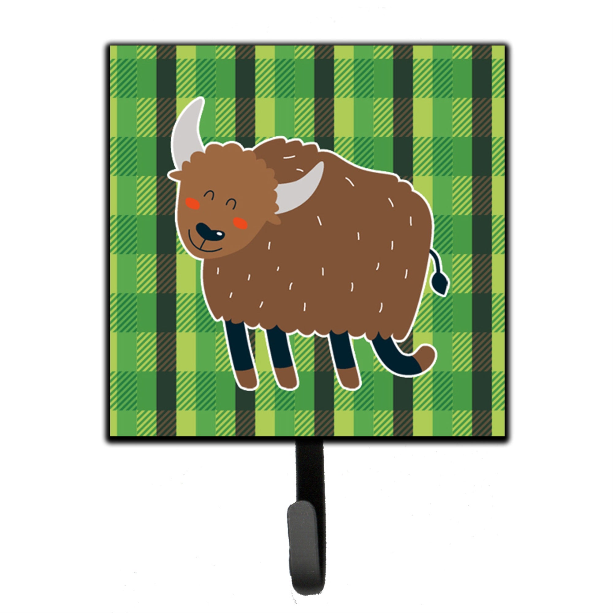 Caroline'S Treasures Bull Wall Hook, Small, Multicolor