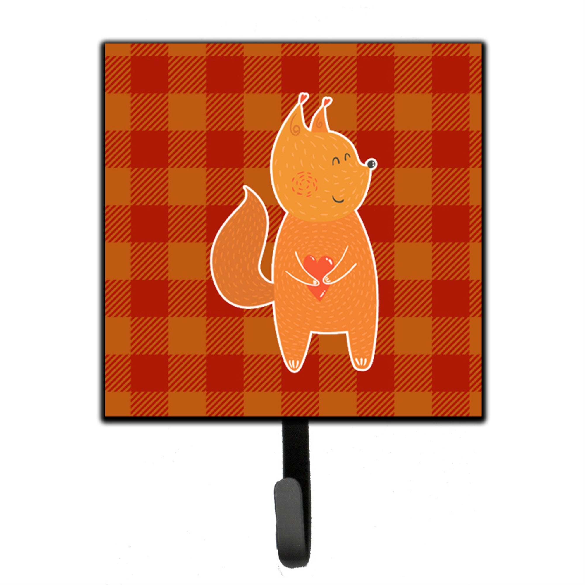 Caroline'S Treasures Fox Wall Hook, Small, Multicolor