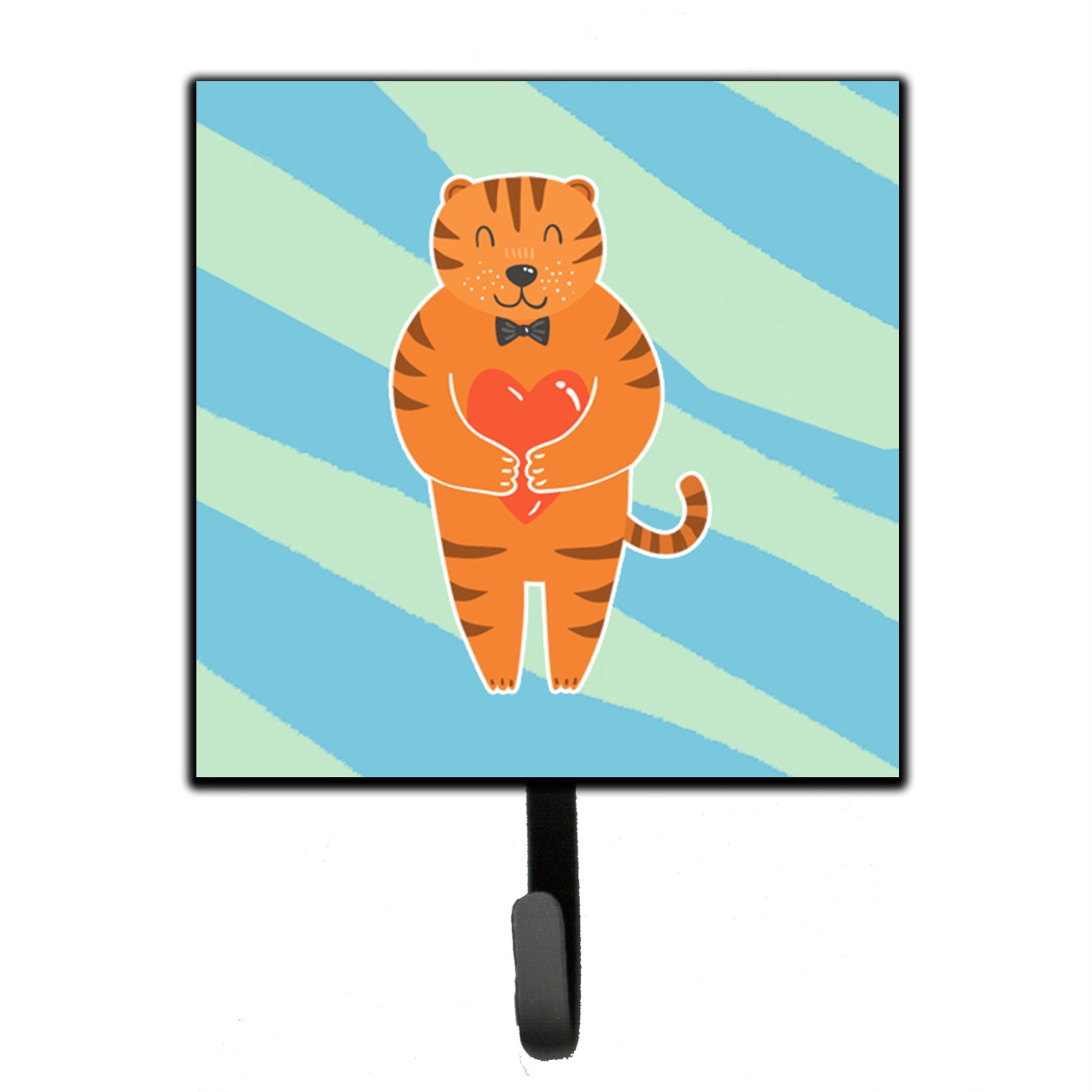 Caroline'S Treasures Tiger Wall Hook, Small, Multicolor