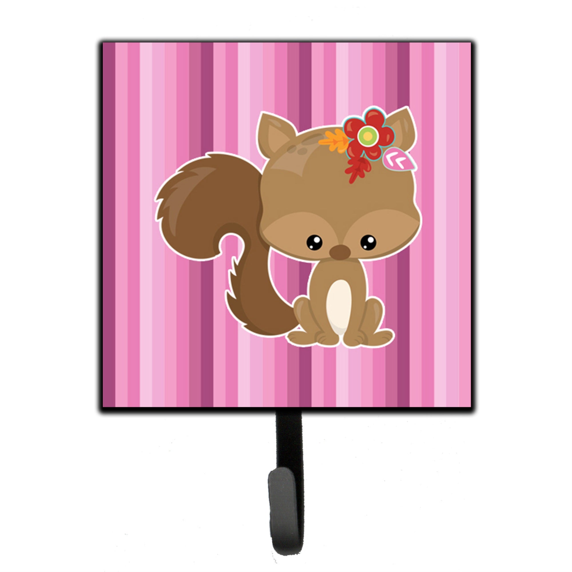 Caroline'S Treasures Squirrel Wall Hook, Small, Multicolor