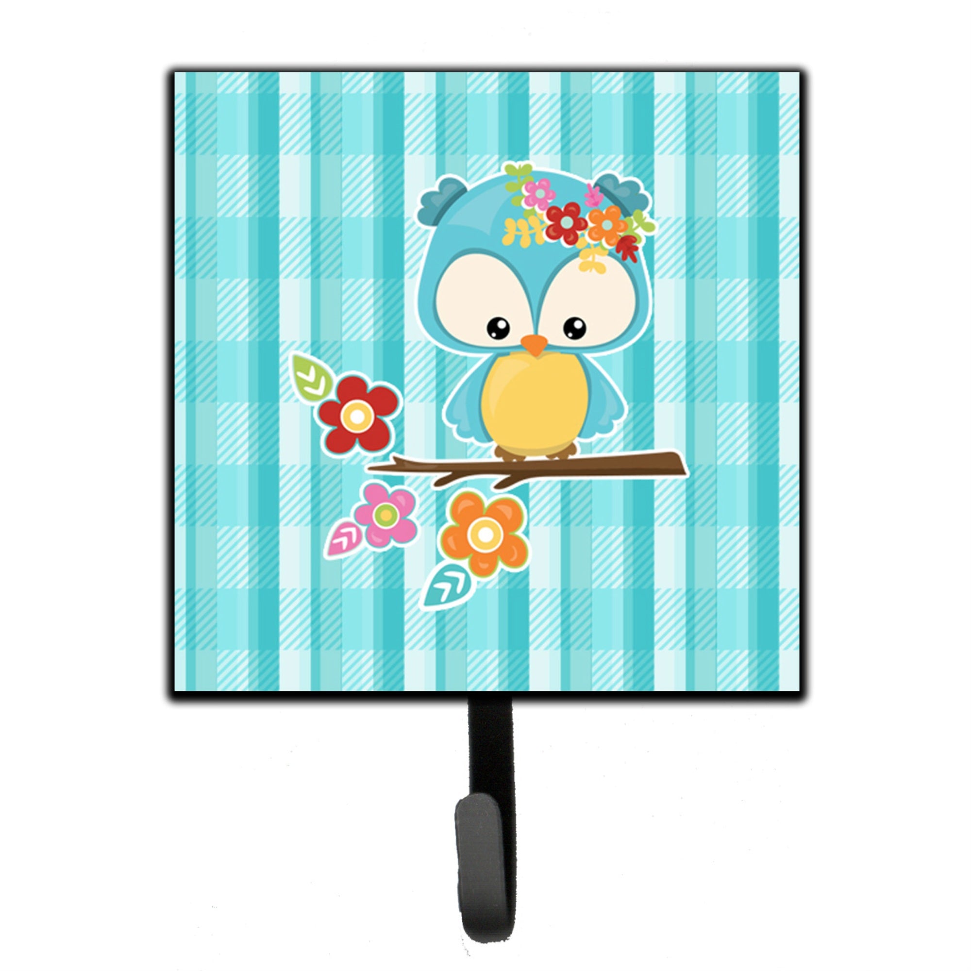 Caroline'S Treasures Blue Bird Wall Hook, Small, Multicolor