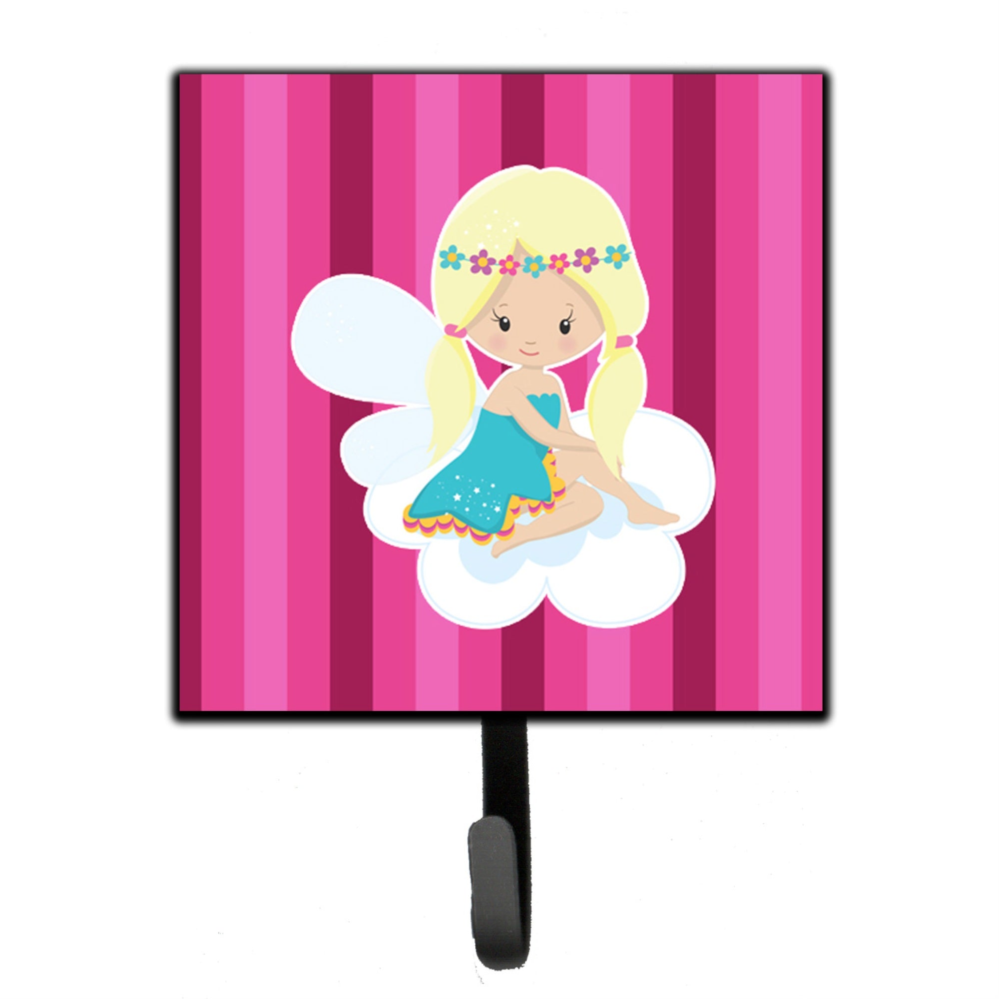 Caroline'S Treasures Blonde Fairy Wall Hook, Small, Multicolor