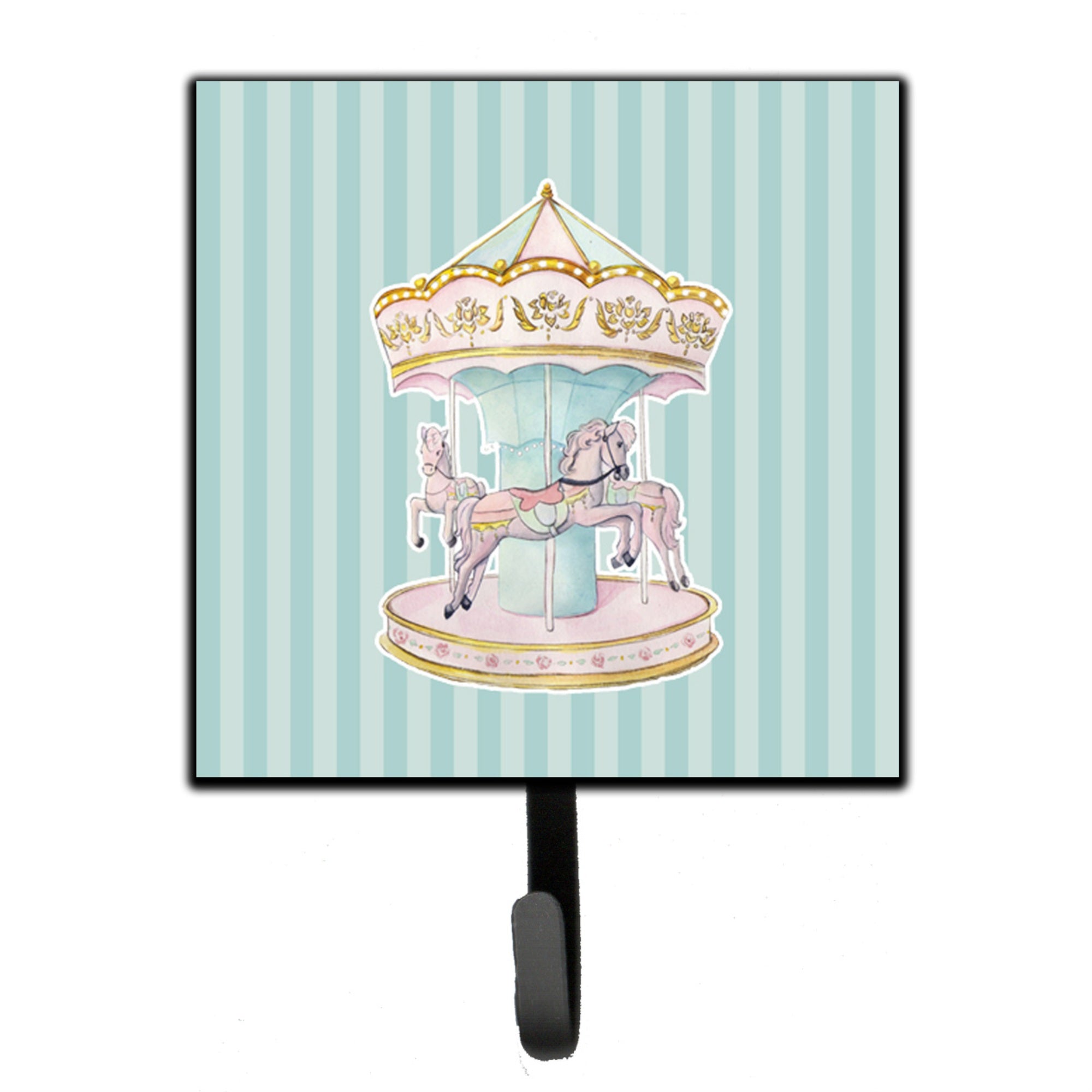 Caroline'S Treasures Carousel Wall Hook, Small, Multicolor