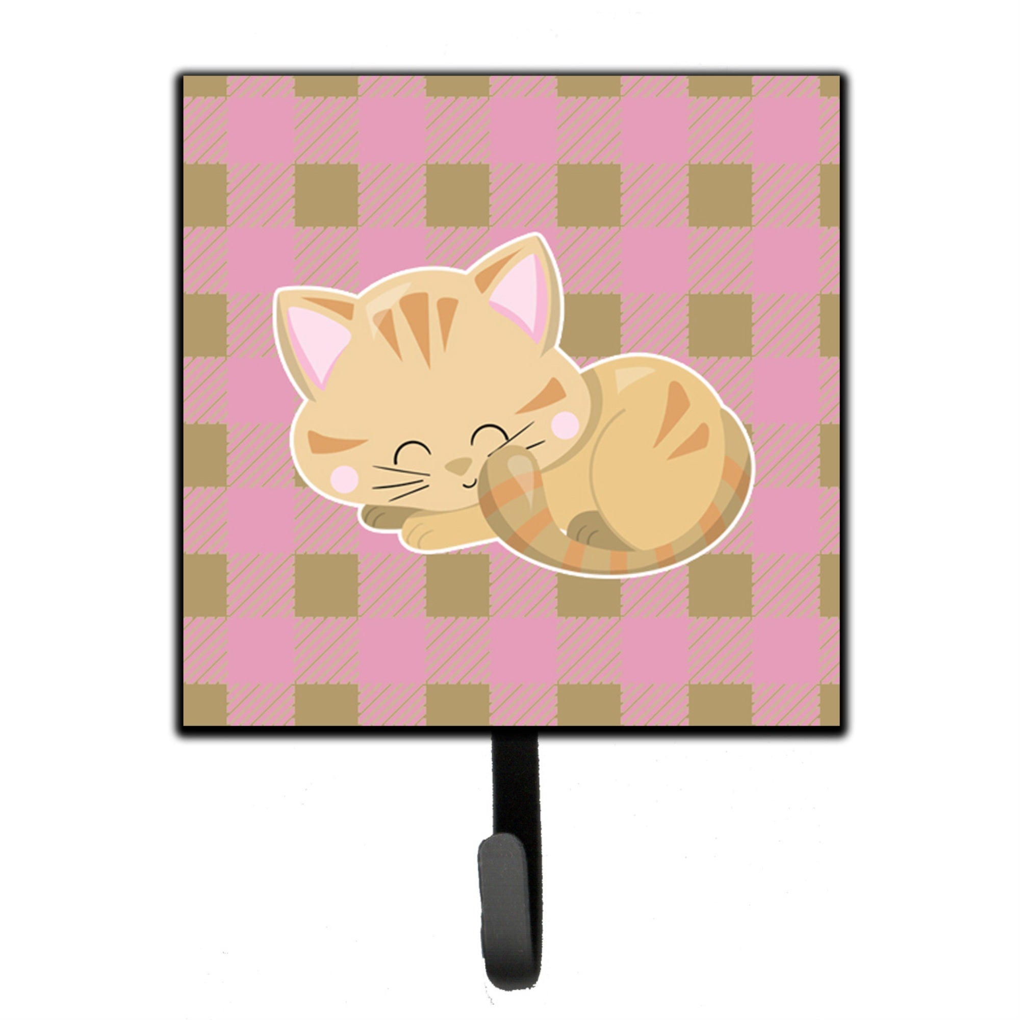 Caroline'S Treasures Kitten Sleeping Wall Hook, Small, Multicolor
