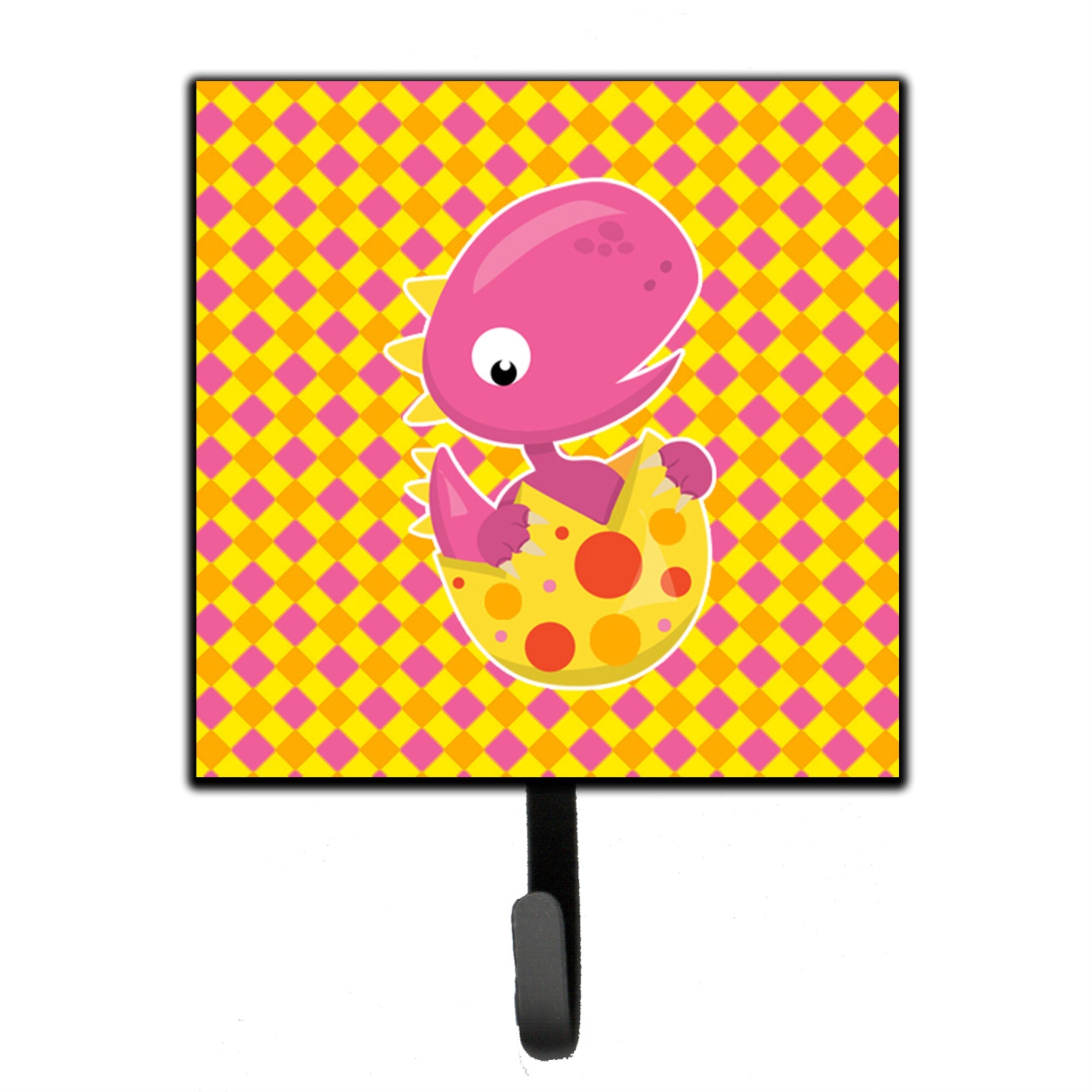 Caroline'S Treasures Baby T-Rex Dinosaur Hatching Wall Hook, Small, Multicolor