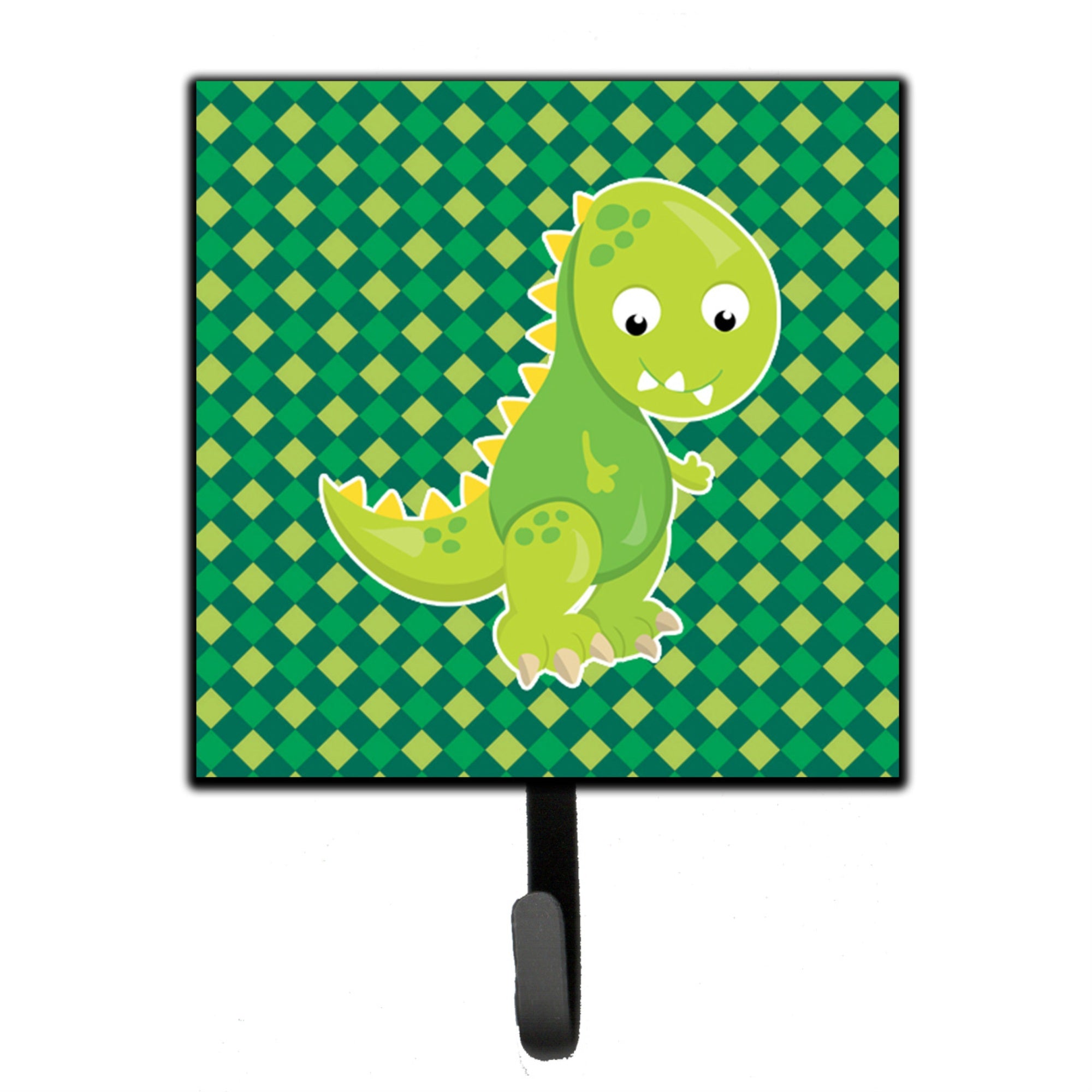 Caroline'S Treasures Iguanodon Dinosaur Wall Hook, Small, Multicolor