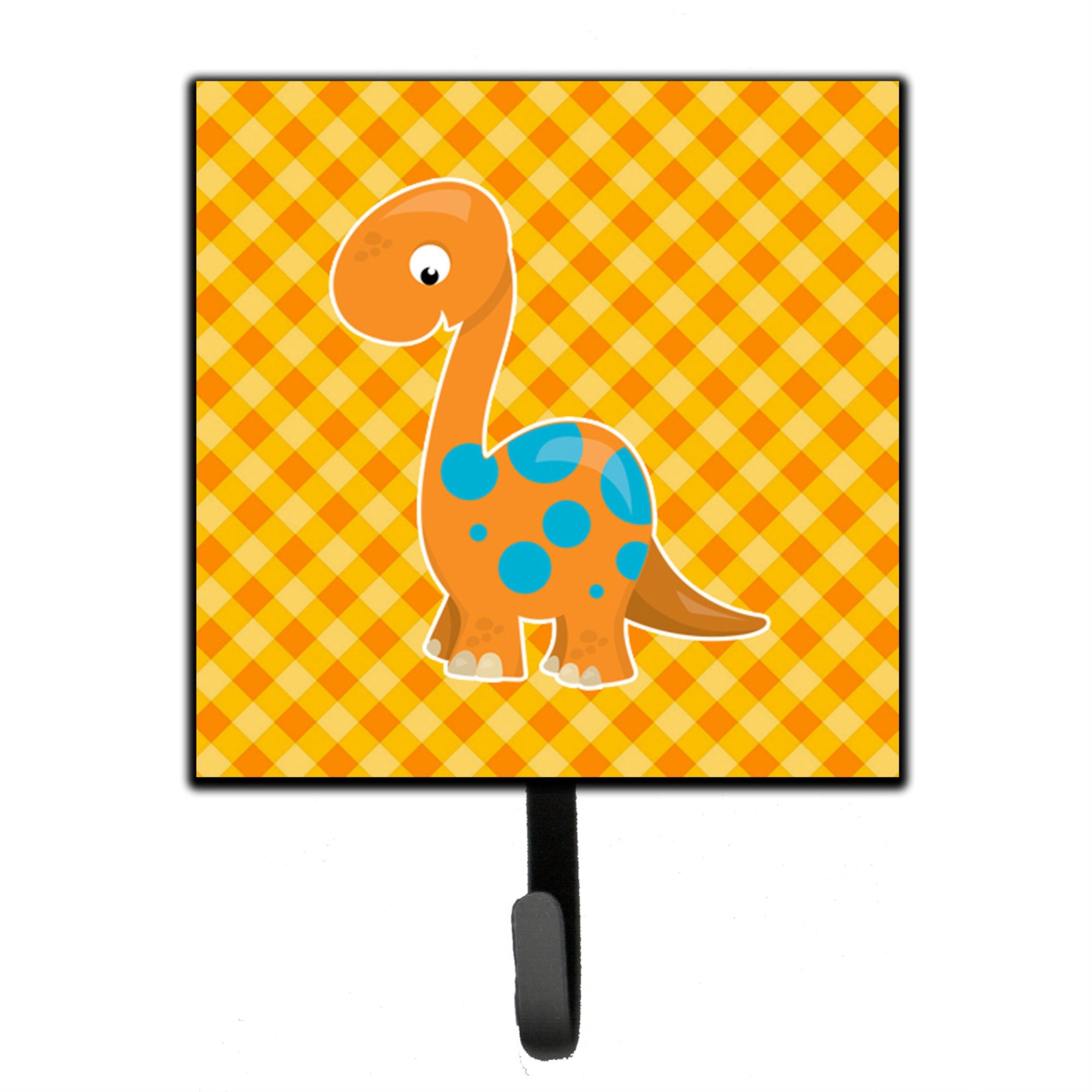 Caroline'S Treasures Brontosaurus Dinosaur Wall Hook, Small, Multicolor