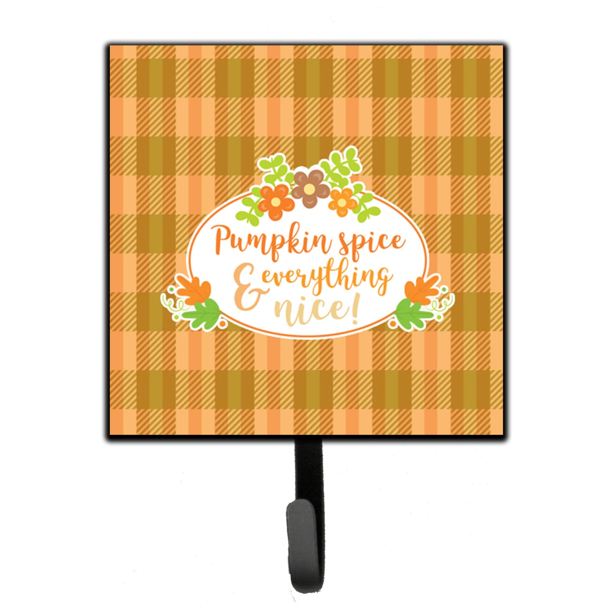 Caroline'S Treasures Fall Pumpkin Spice And Everything Wall Hook, Small, Multicolor