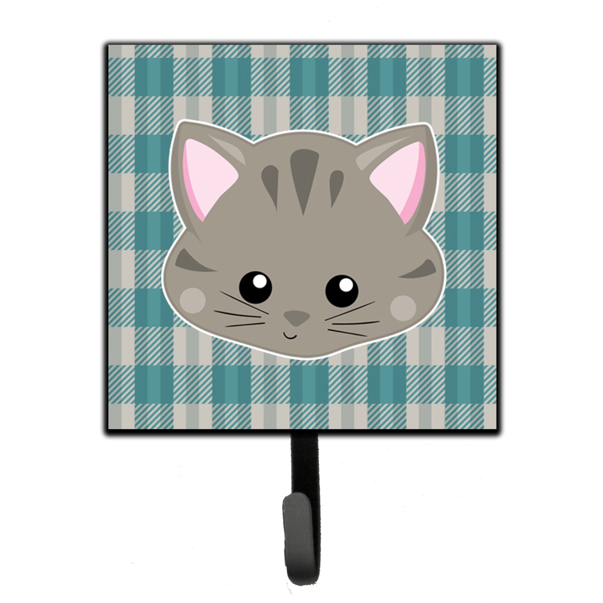 Caroline'S Treasures Kitten Face Wall Hook, Small, Multicolor