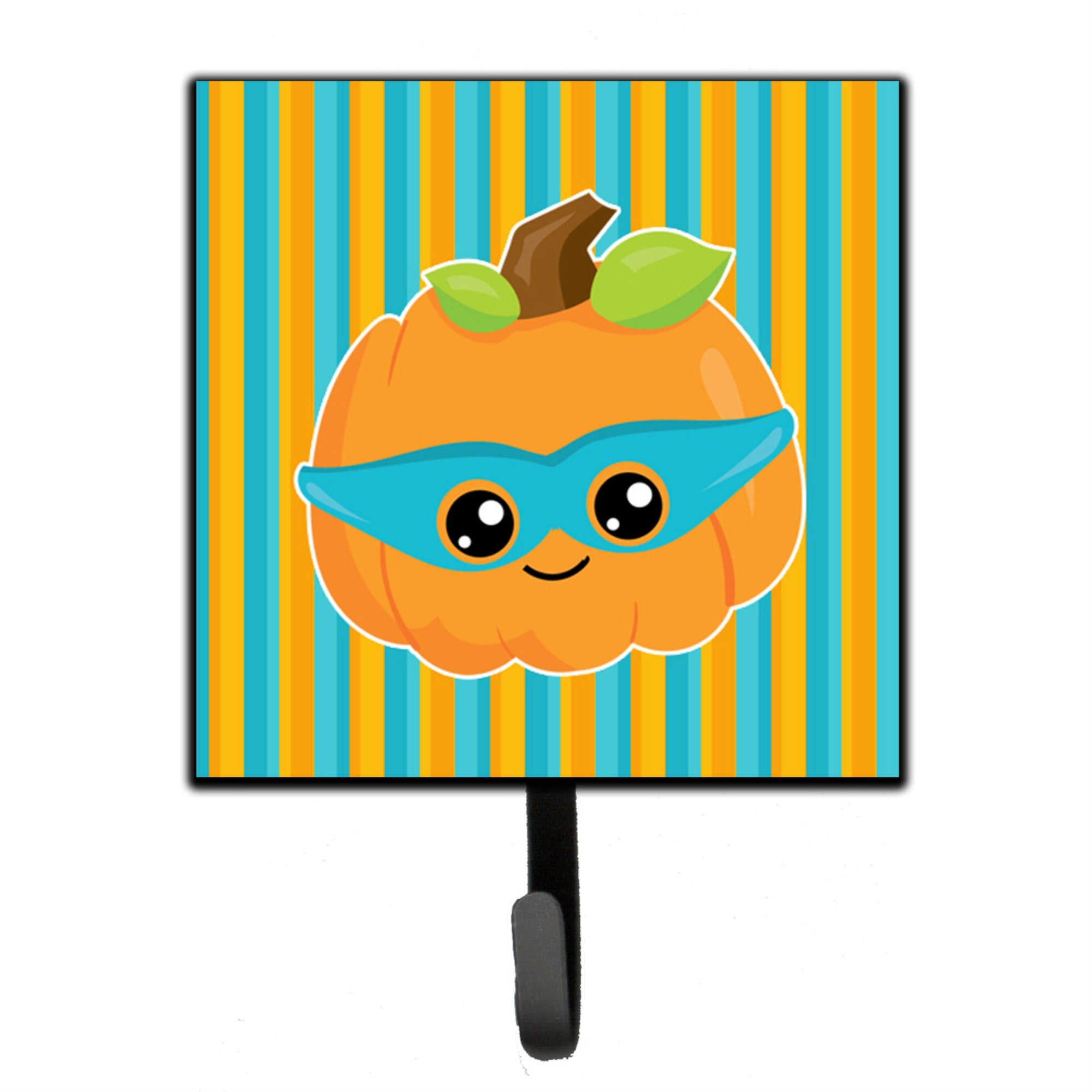 Caroline'S Treasures Halloween Pumpkin Superhero Wall Hook, Small, Multicolor