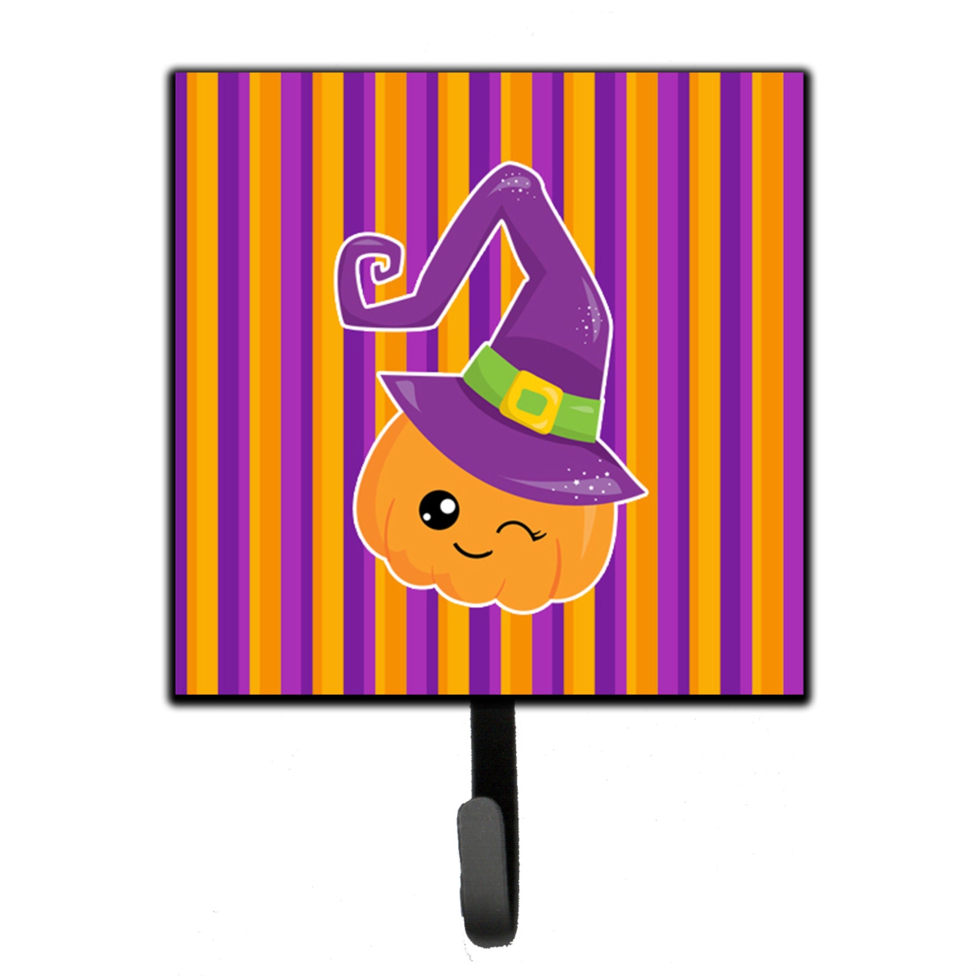Caroline'S Treasures Halloween Pumpkin Witch Wall Hook, Small, Multicolor