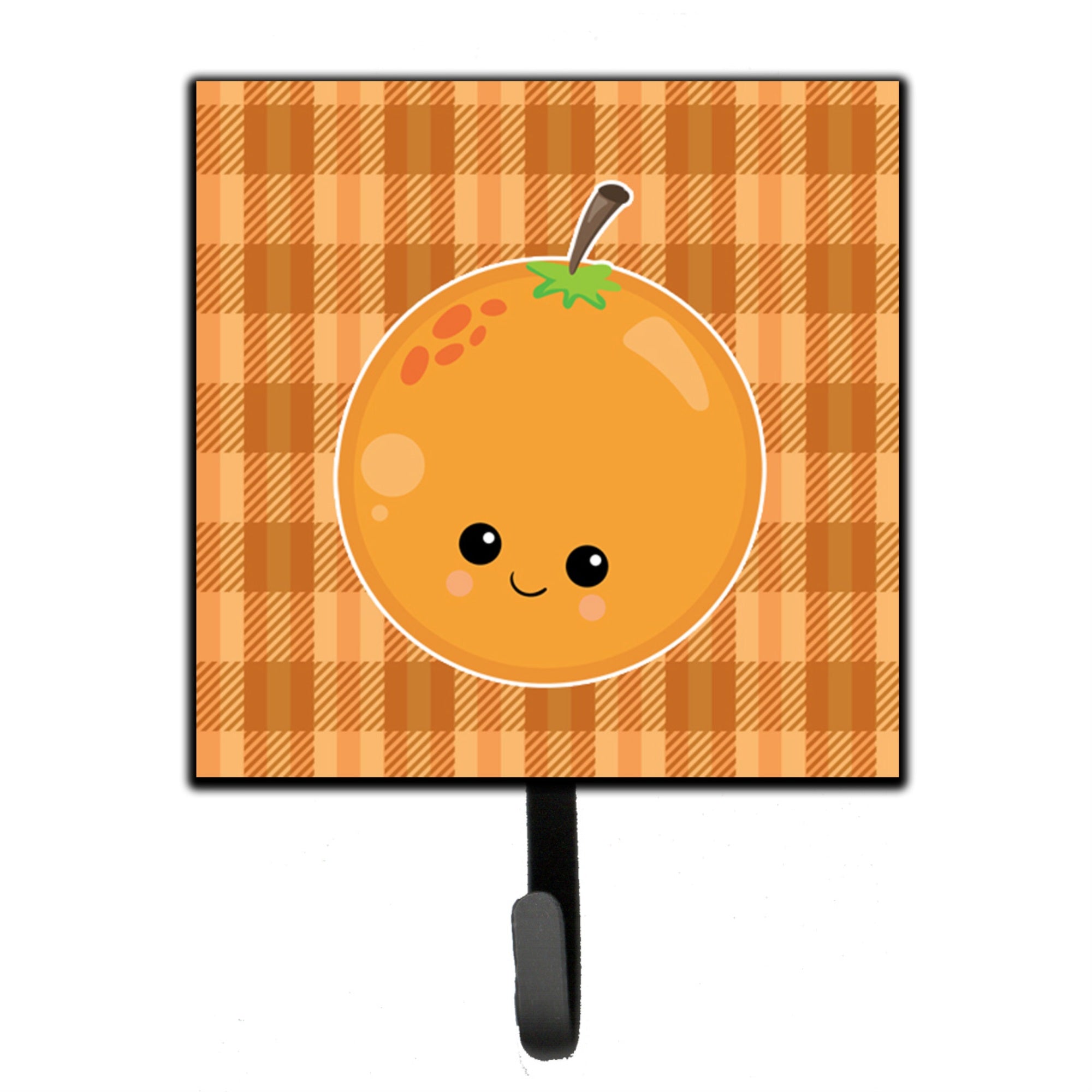Caroline'S Treasures Orange Face Wall Hook, Small, Multicolor