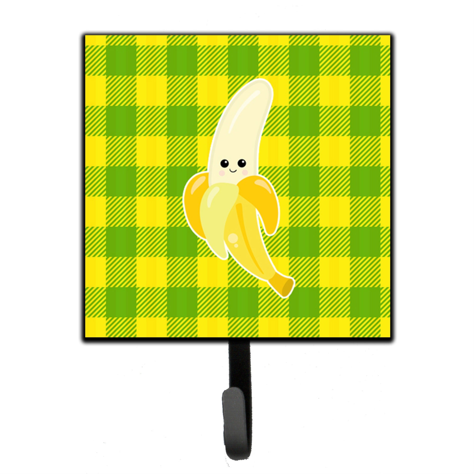 Caroline'S Treasures Banana Face Wall Hook, Small, Multicolor