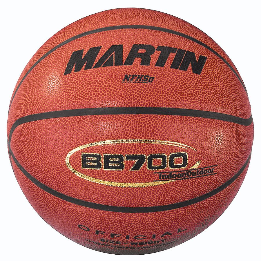 BASKETBALL-OFFICIAL SIZE COMPOSITE LEATHER