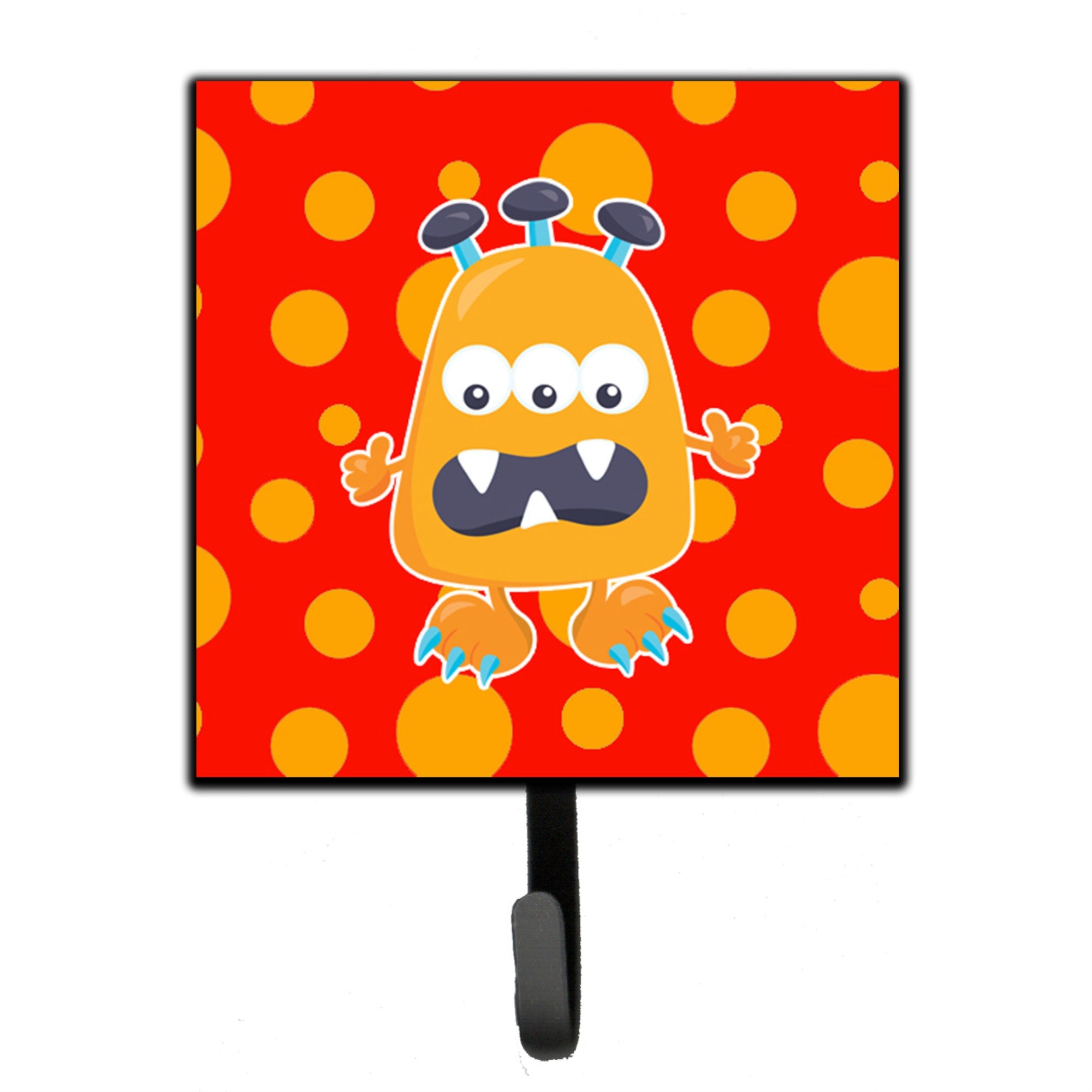 Caroline'S Treasures Little Monster Visonator Wall Hook, Small, Multicolor