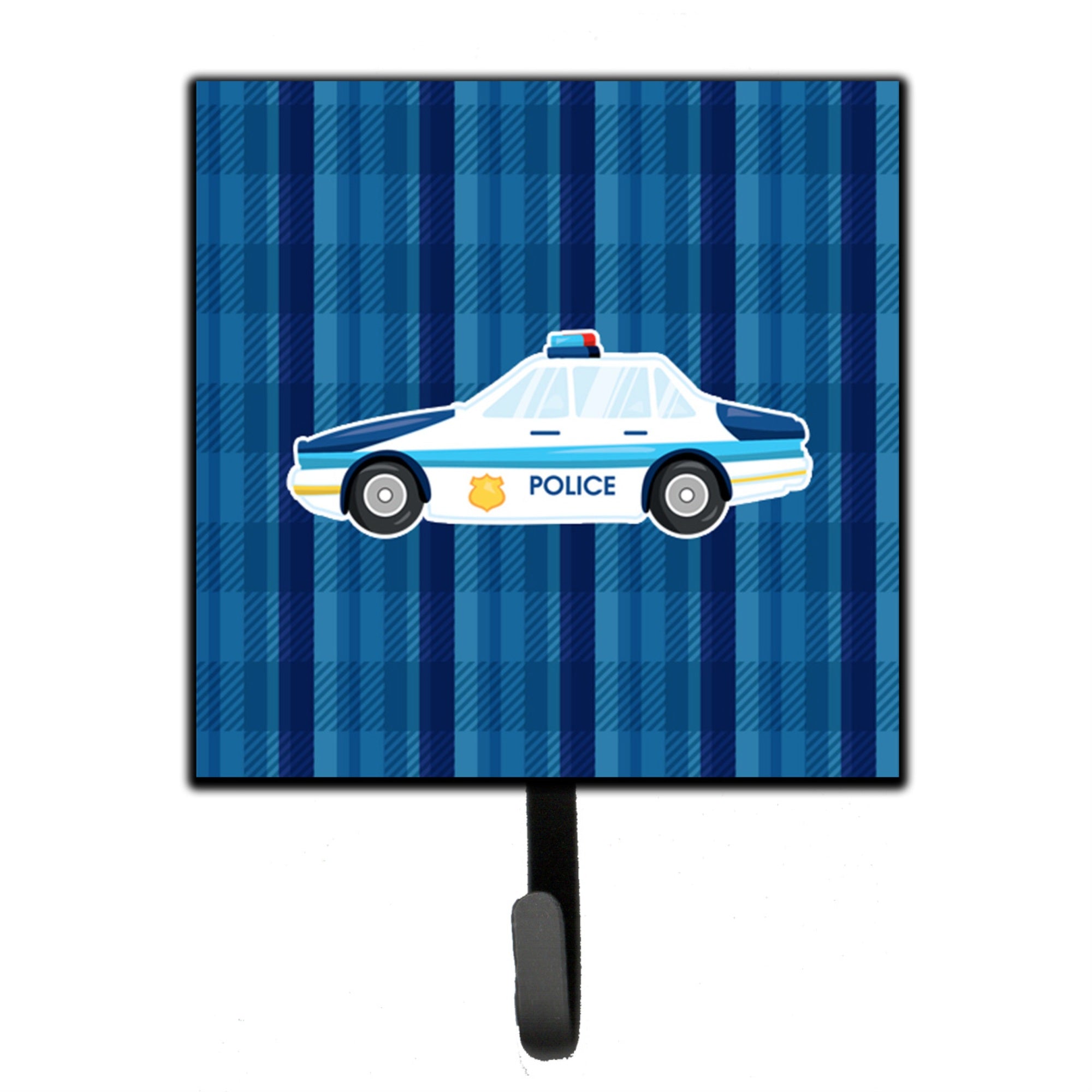 Caroline'S Treasures Police Car Wall Hook, Small, Multicolor