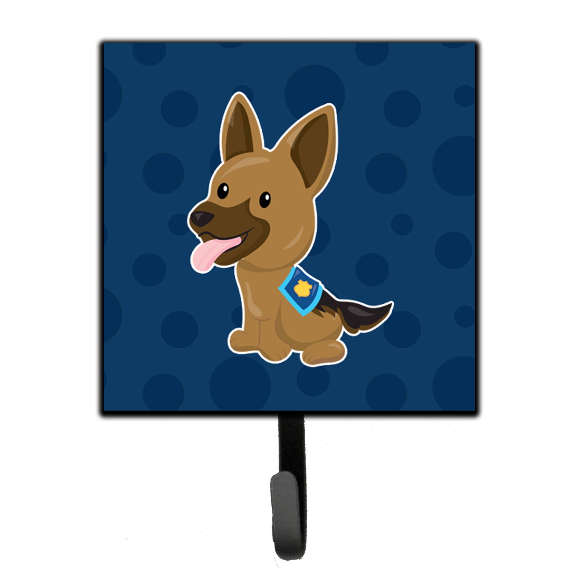 Caroline'S Treasures Police German Shepherd Wall Hook, Small, Multicolor