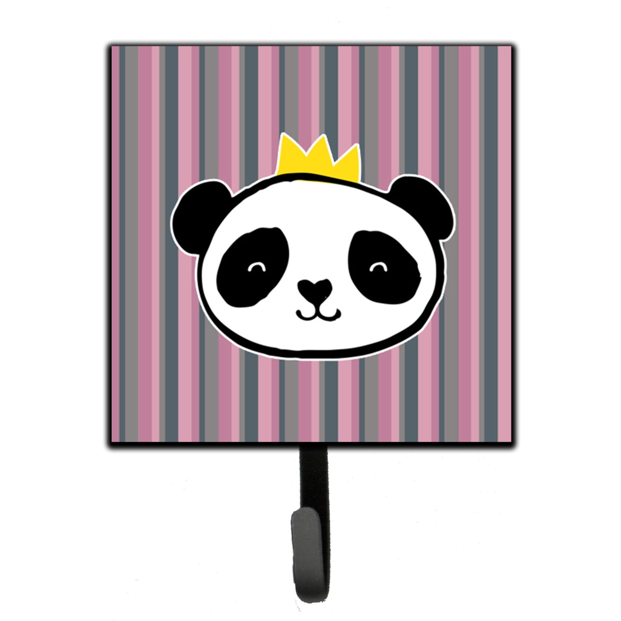Caroline'S Treasures Panda Bear Queen Wall Hook, Small, Multicolor