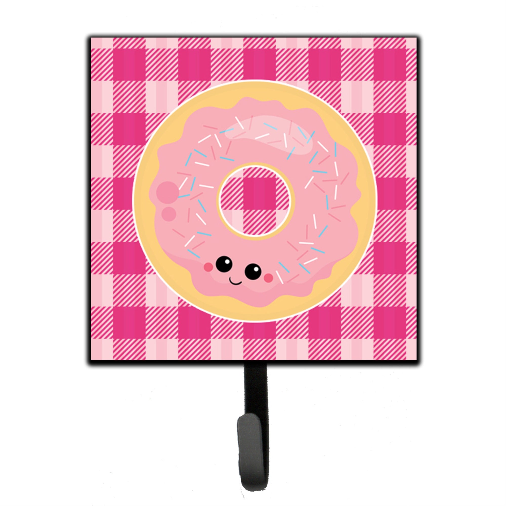 Caroline'S Treasures Donut Face Wall Hook, Small, Multicolor