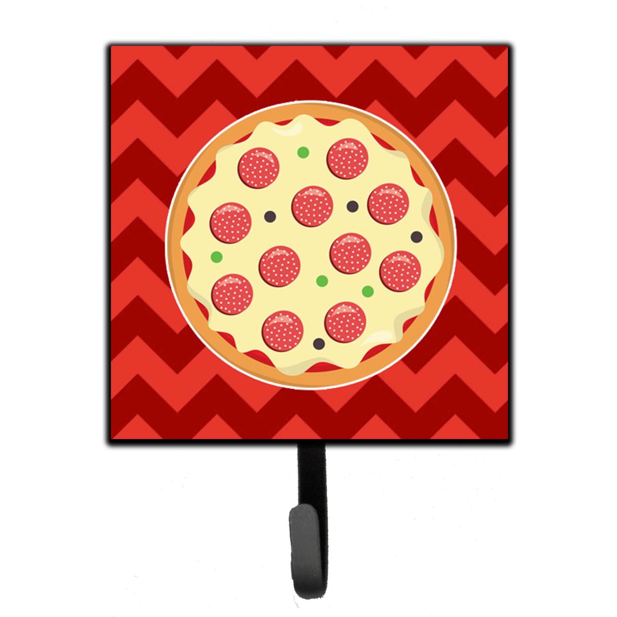 Caroline'S Treasures Large Pizza Wall Hook, Small, Multicolor