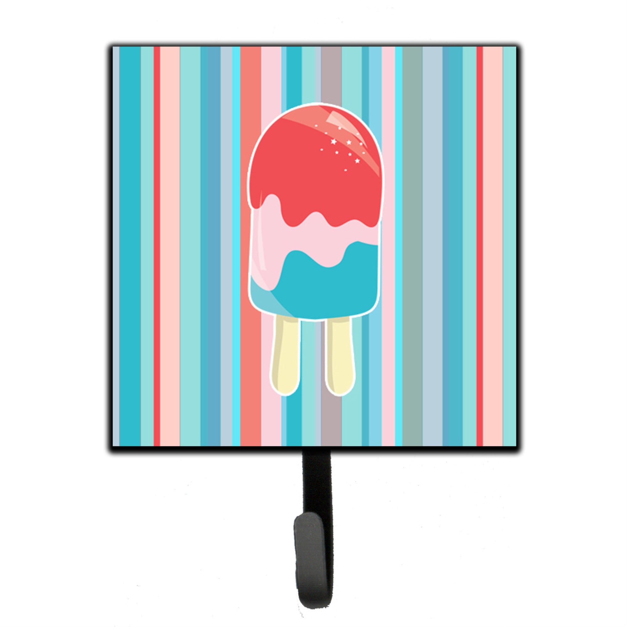 Caroline'S Treasures Ice Pop Popcicle Red Pink Blue Wall Hook, Small, Multicolor