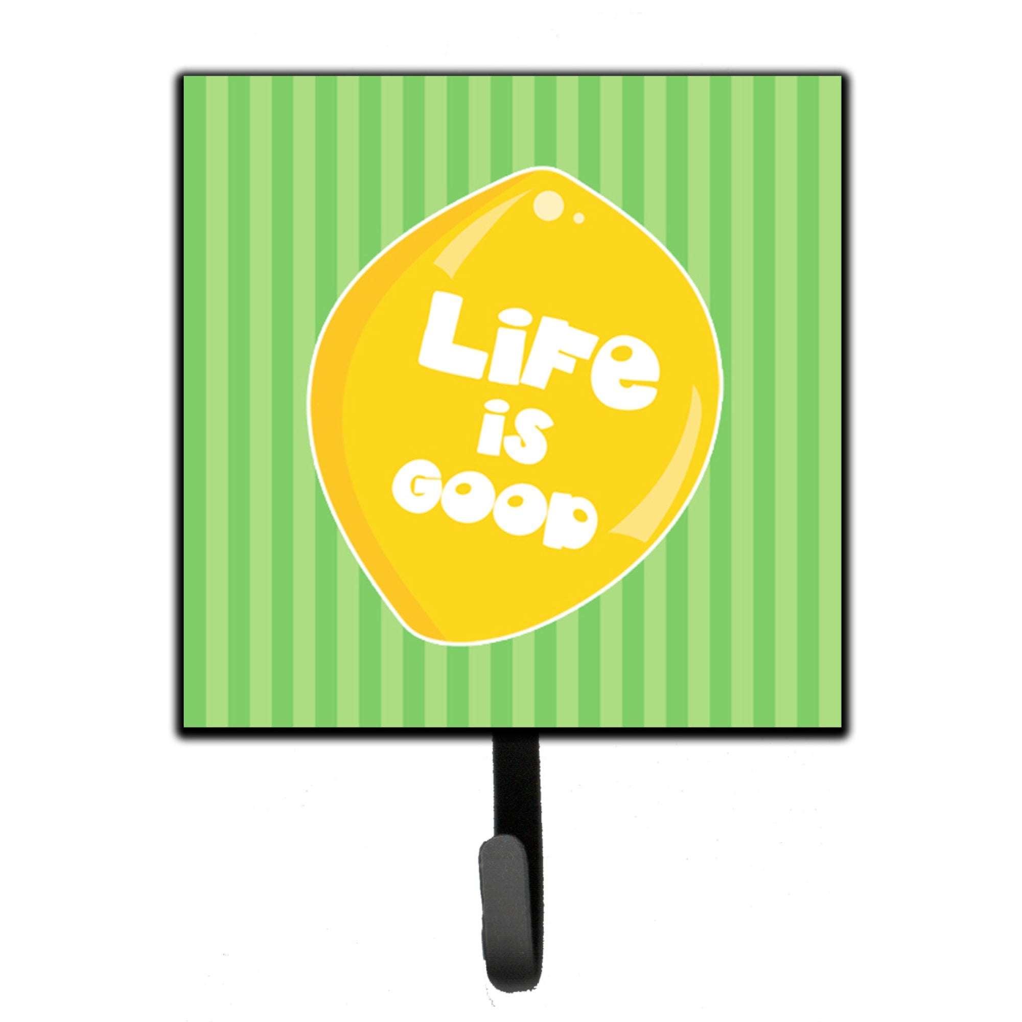 Caroline'S Treasures Lemon Life Is Good Wall Hook, Small, Multicolor