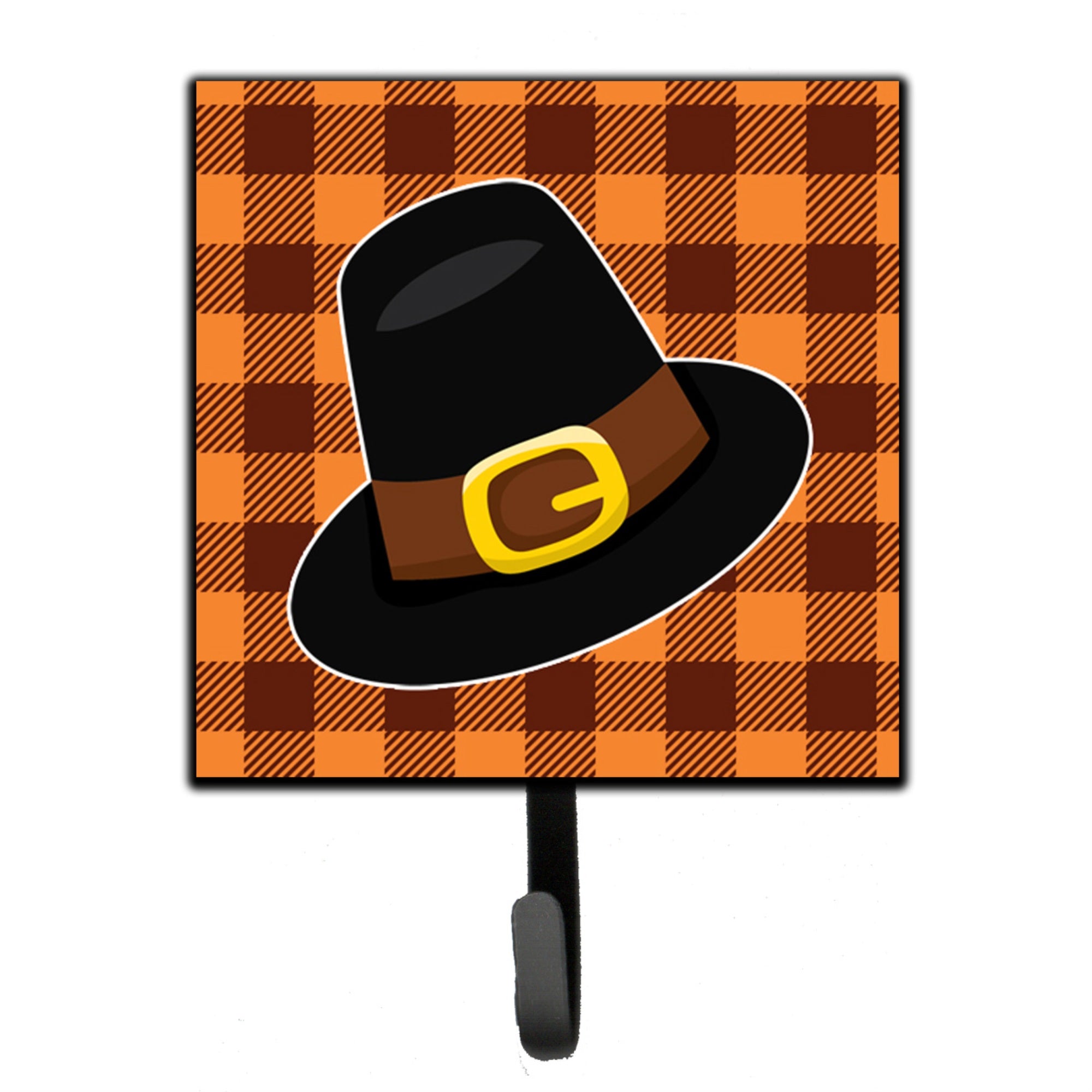 Caroline'S Treasures Thanksgiving Pilgrim Hat Wall Hook, Small, Multicolor