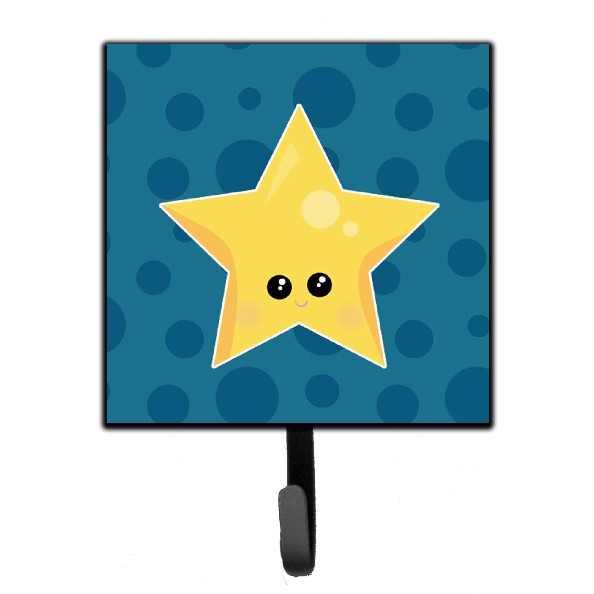 Caroline'S Treasures Weather Night Star Face Wall Hook, Small, Multicolor