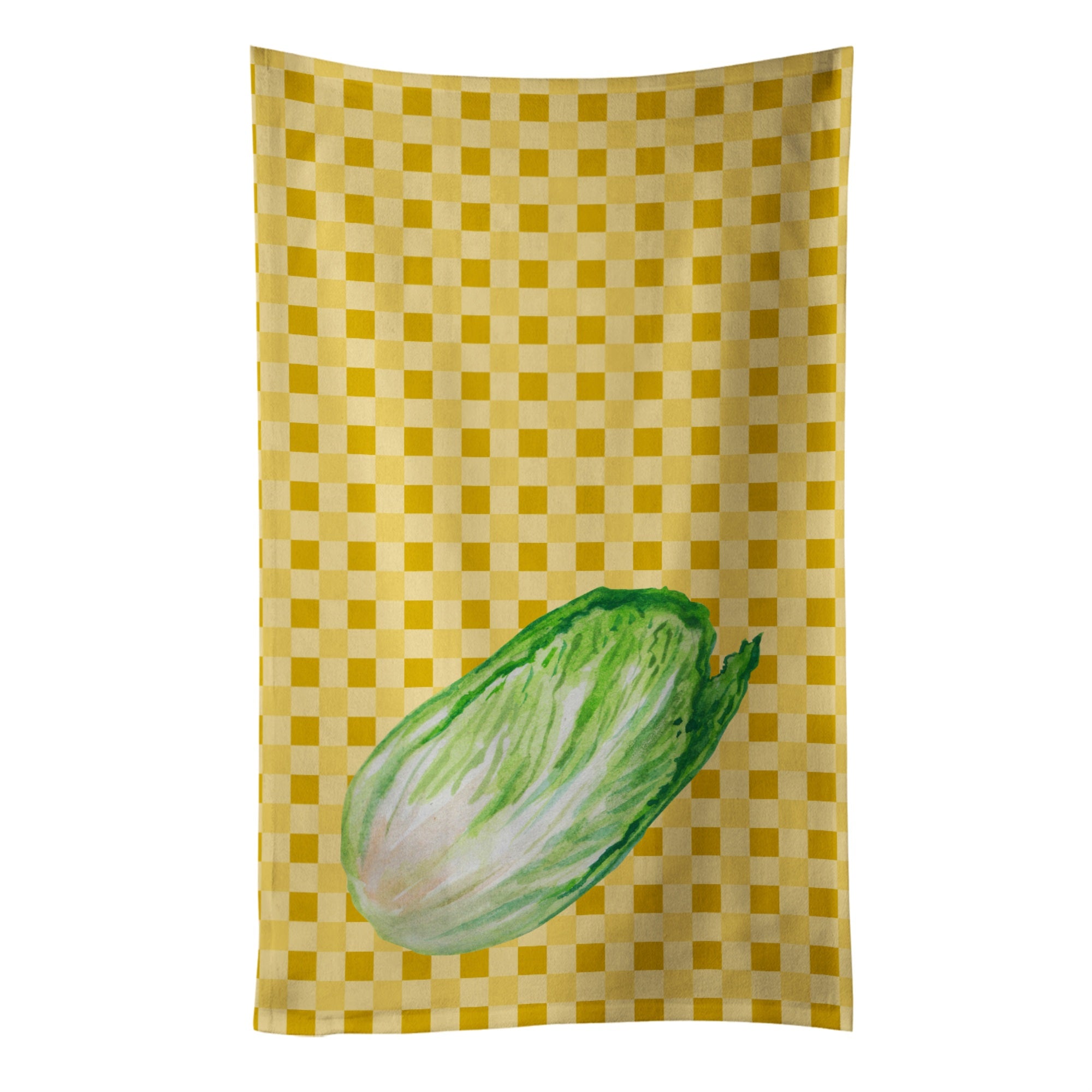 Caroline'S Treasures Chinese Cabbage On Basketweave Decorated Dish Towel, 25Hx15W, Multicolor
